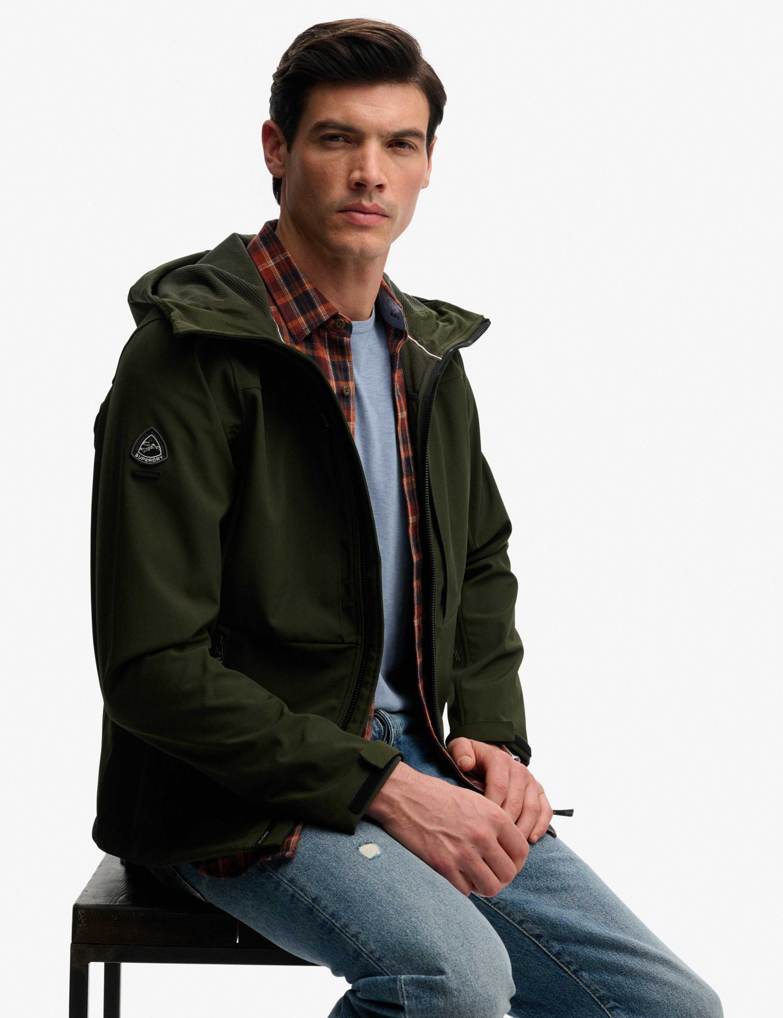 Water Resistant Hooded Softshell Jacket 2 of 6