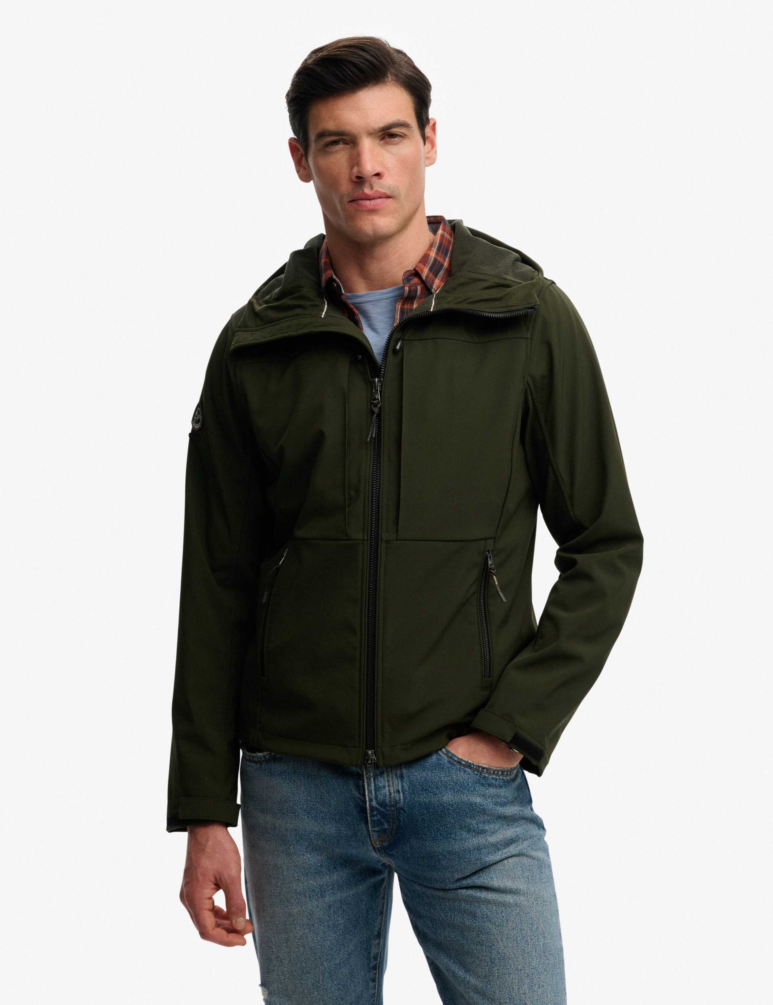 Water Resistant Hooded Softshell Jacket 4 of 6