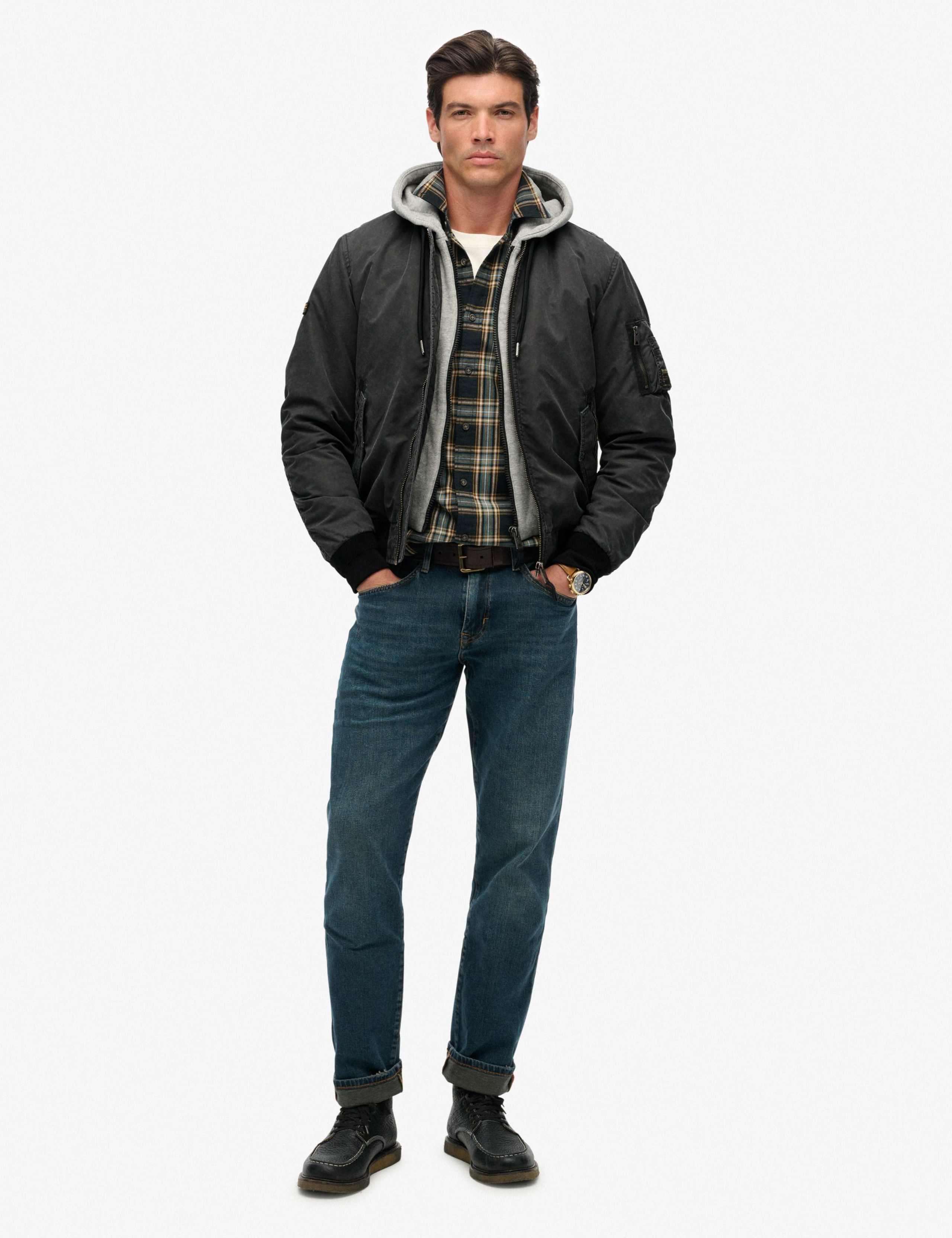 Military MA1 Hooded Bomber Jacket 5 of 8