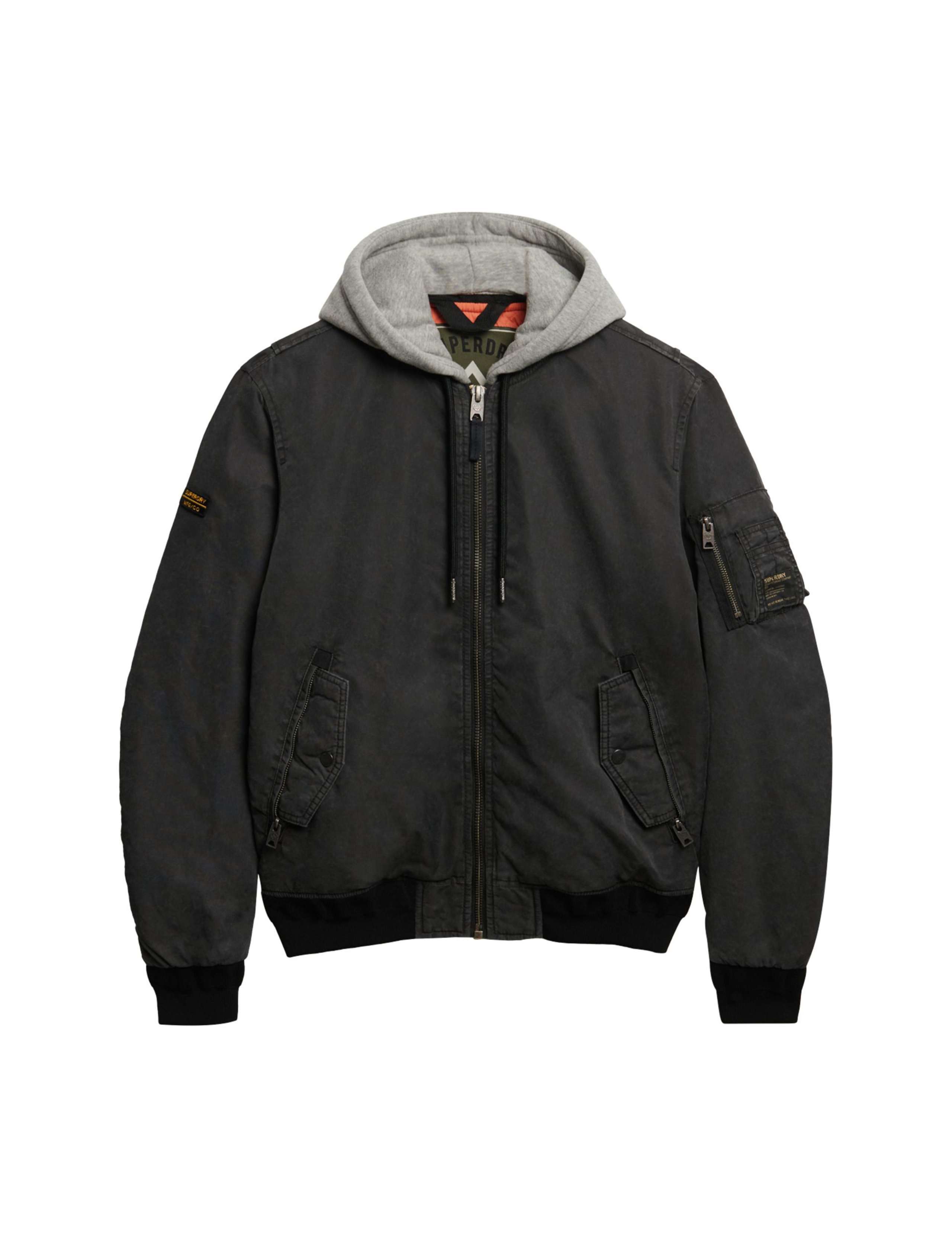 Military MA1 Hooded Bomber Jacket 2 of 8