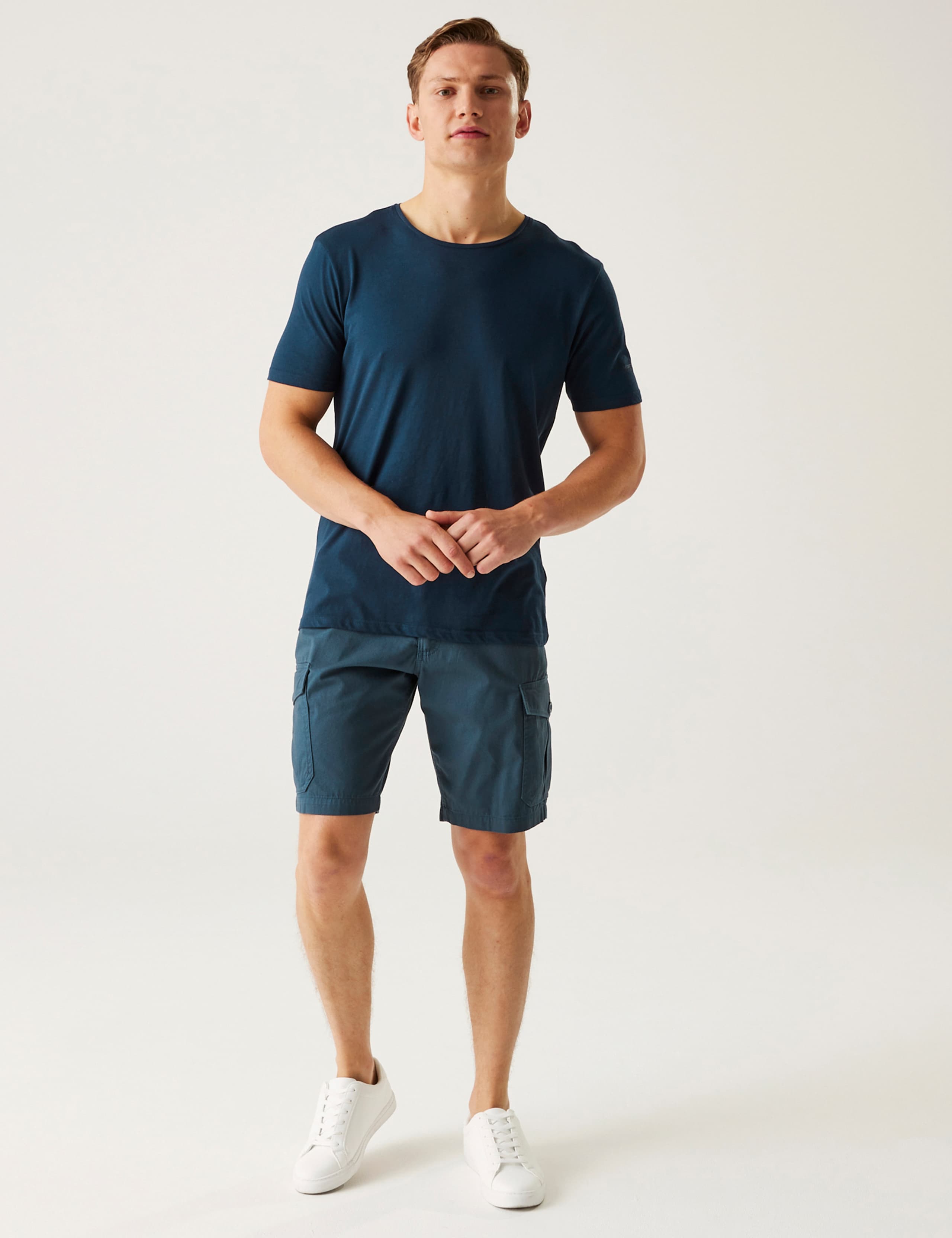 Ruwan Pure Cotton Cargo Shorts 3 of 7