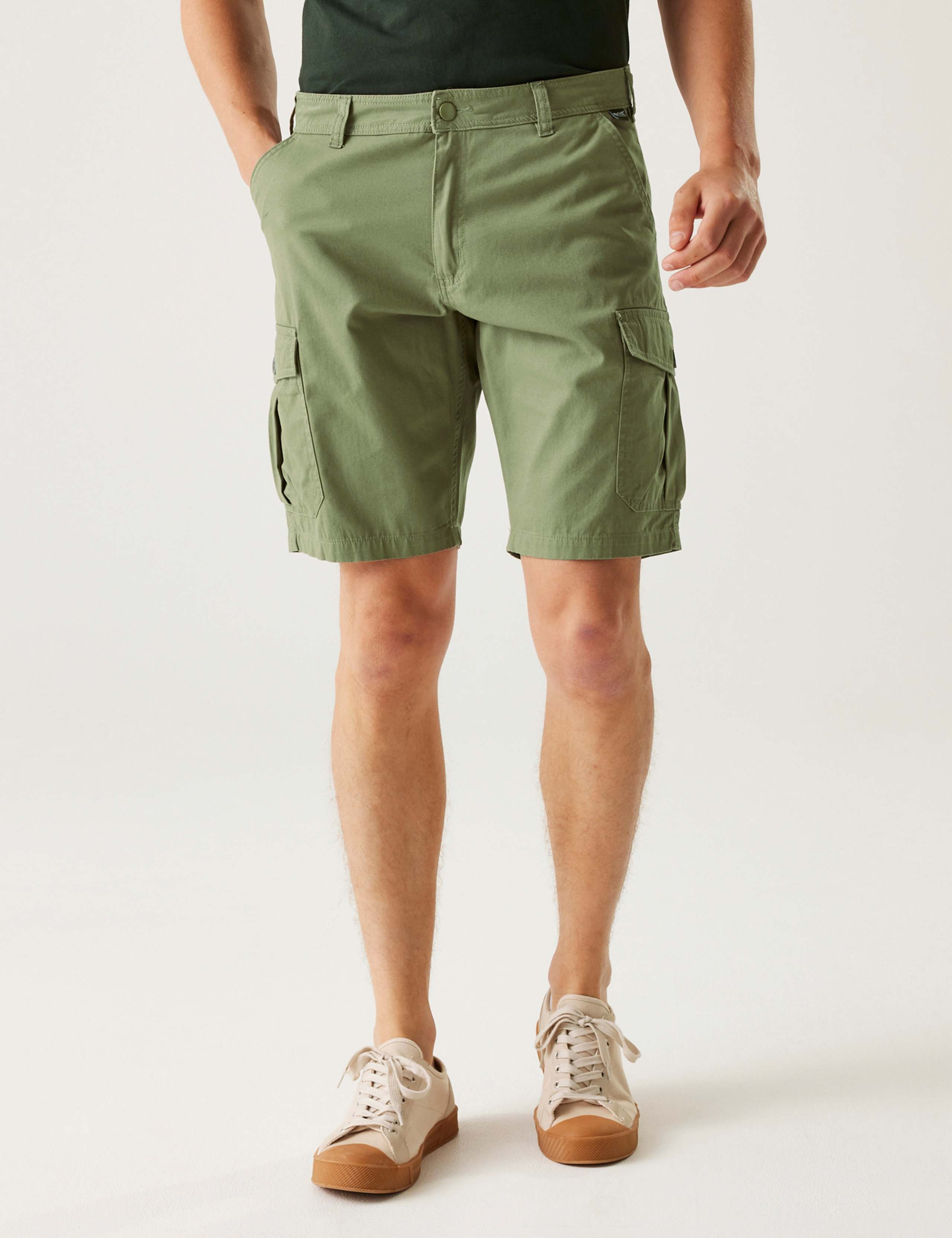 Ruwan Pure Cotton Cargo Shorts 1 of 7