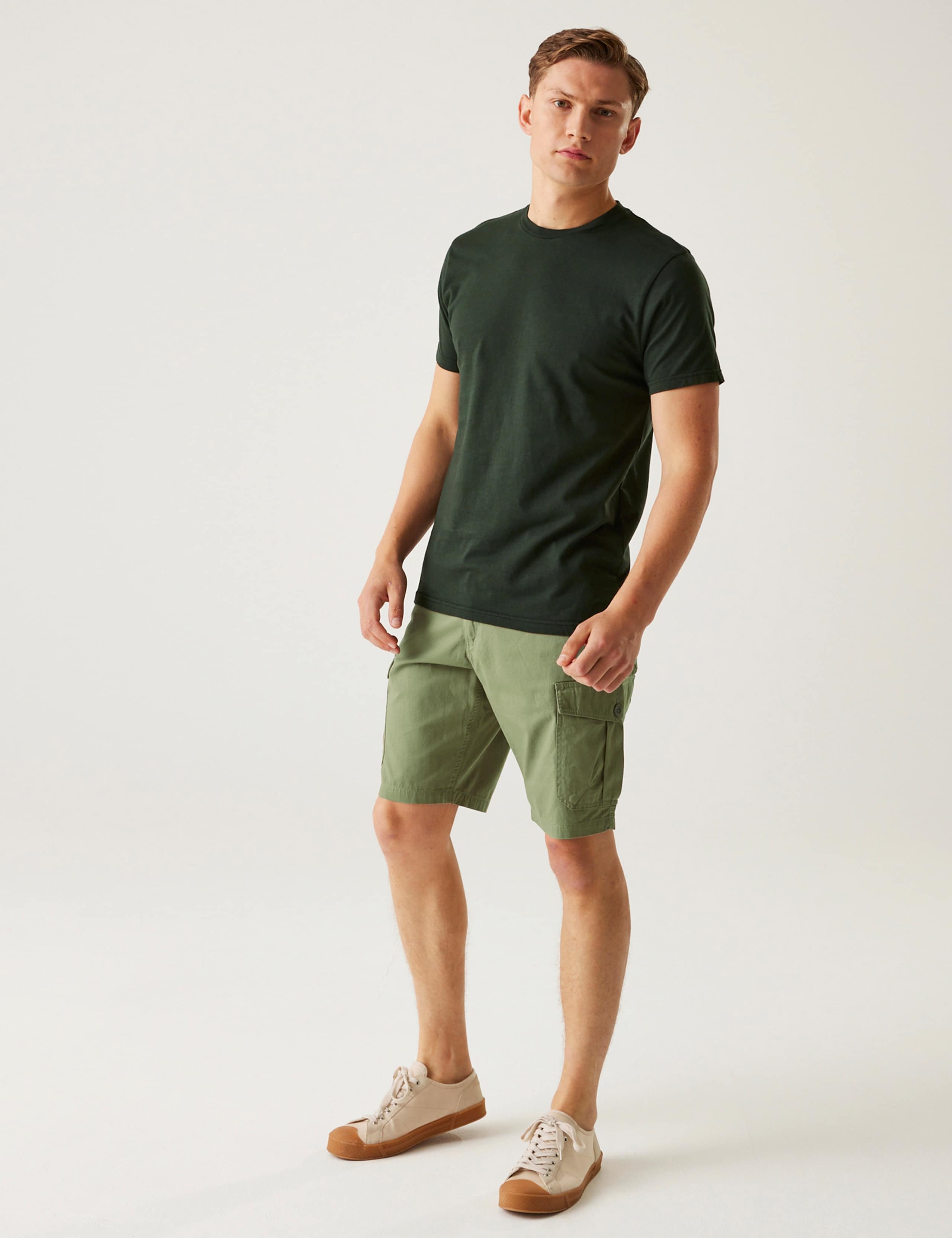 Ruwan Pure Cotton Cargo Shorts 4 of 7