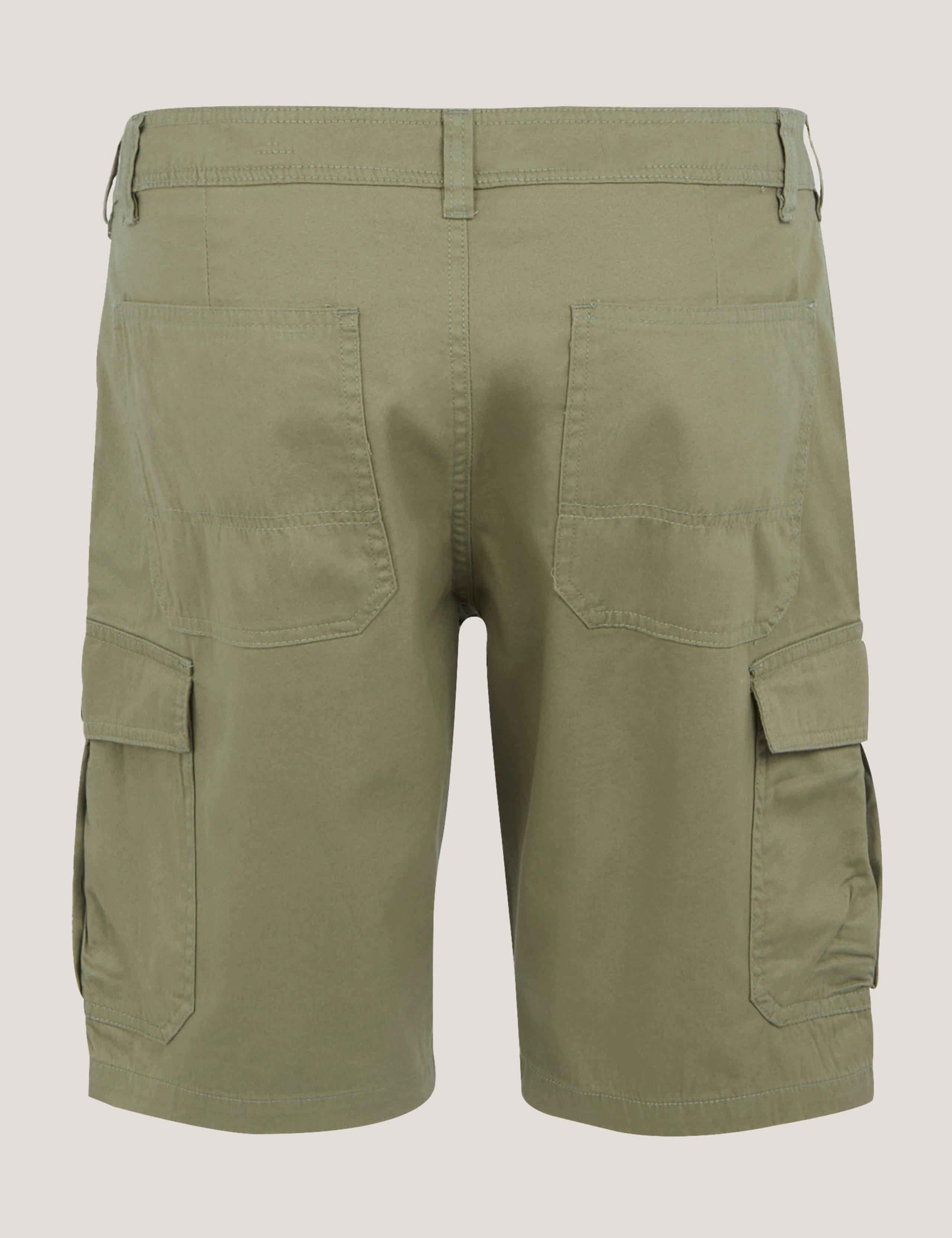 Ruwan Pure Cotton Cargo Shorts 6 of 7