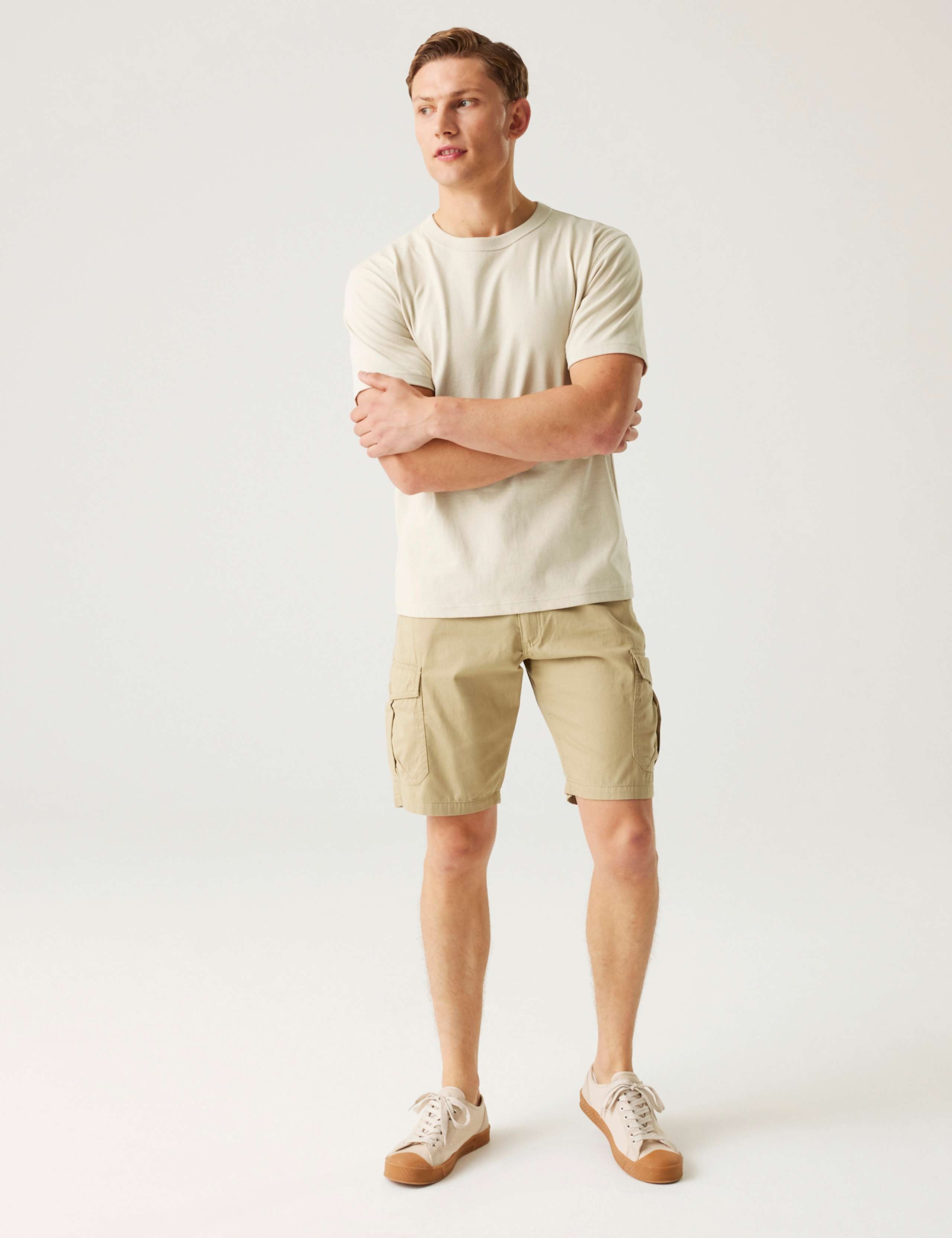 Ruwan Pure Cotton Cargo Shorts 3 of 7
