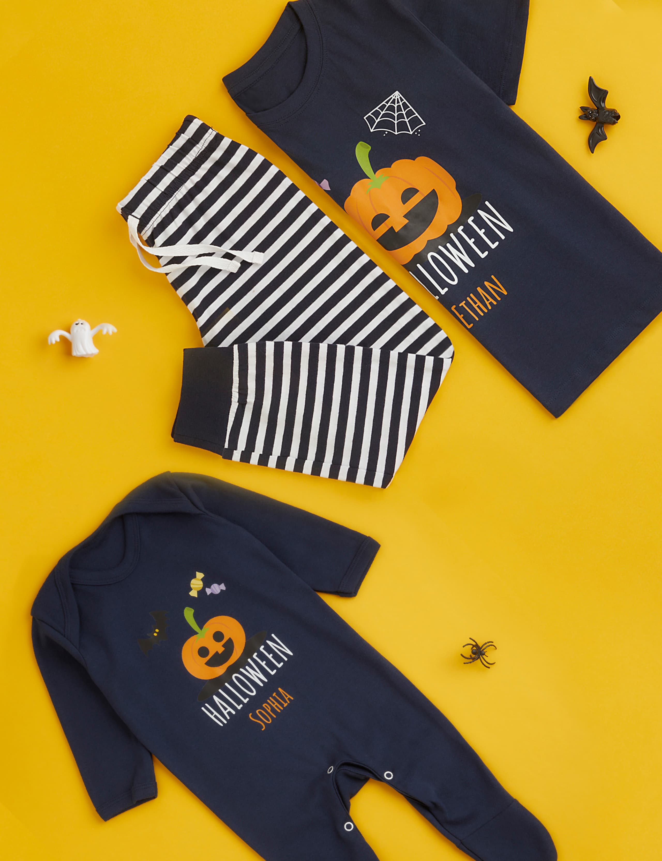 Personalised Kids Pumpkin Pyjamas 8 of 9