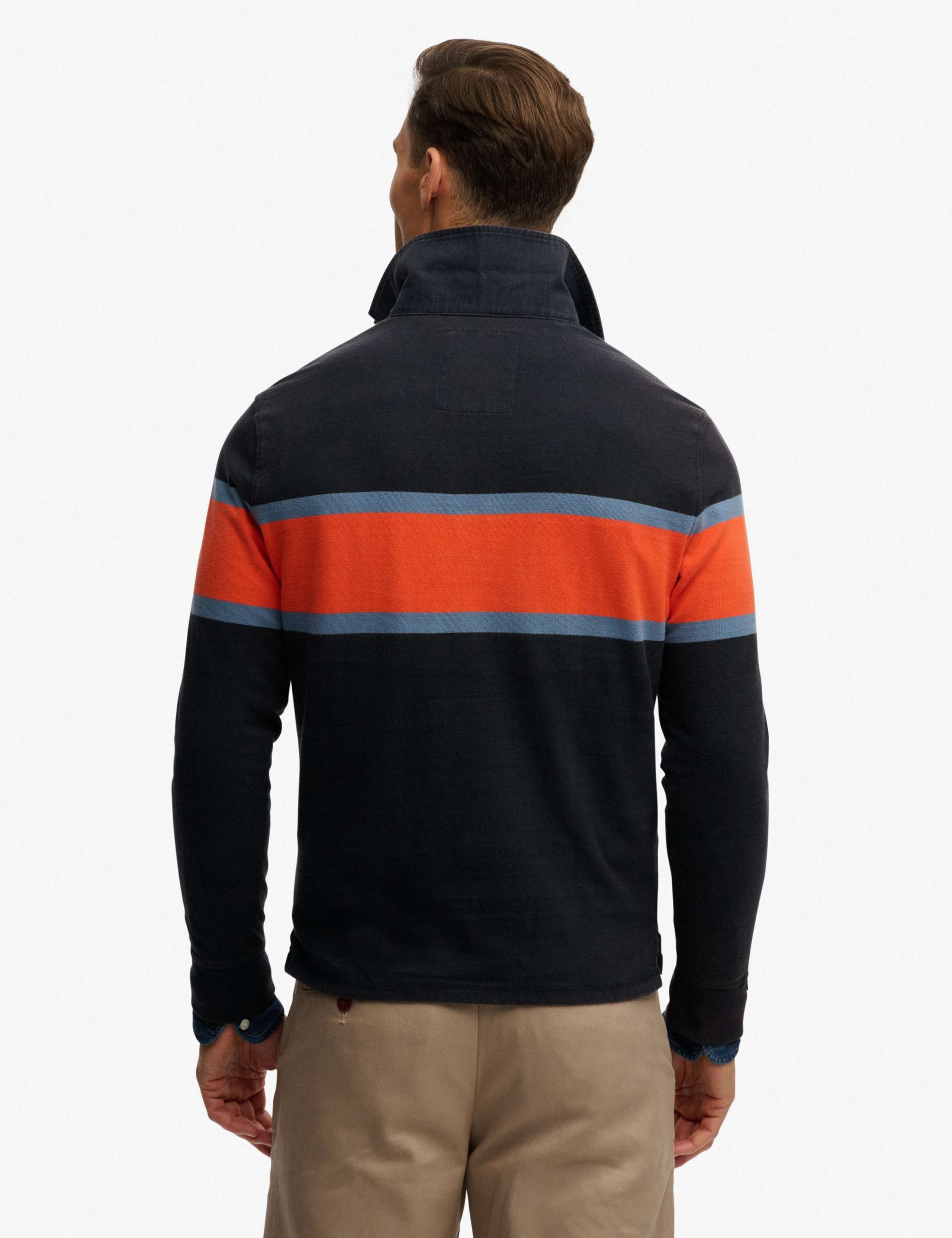 Pure Cotton Striped Funnel Neck Rugby Top 6 of 6