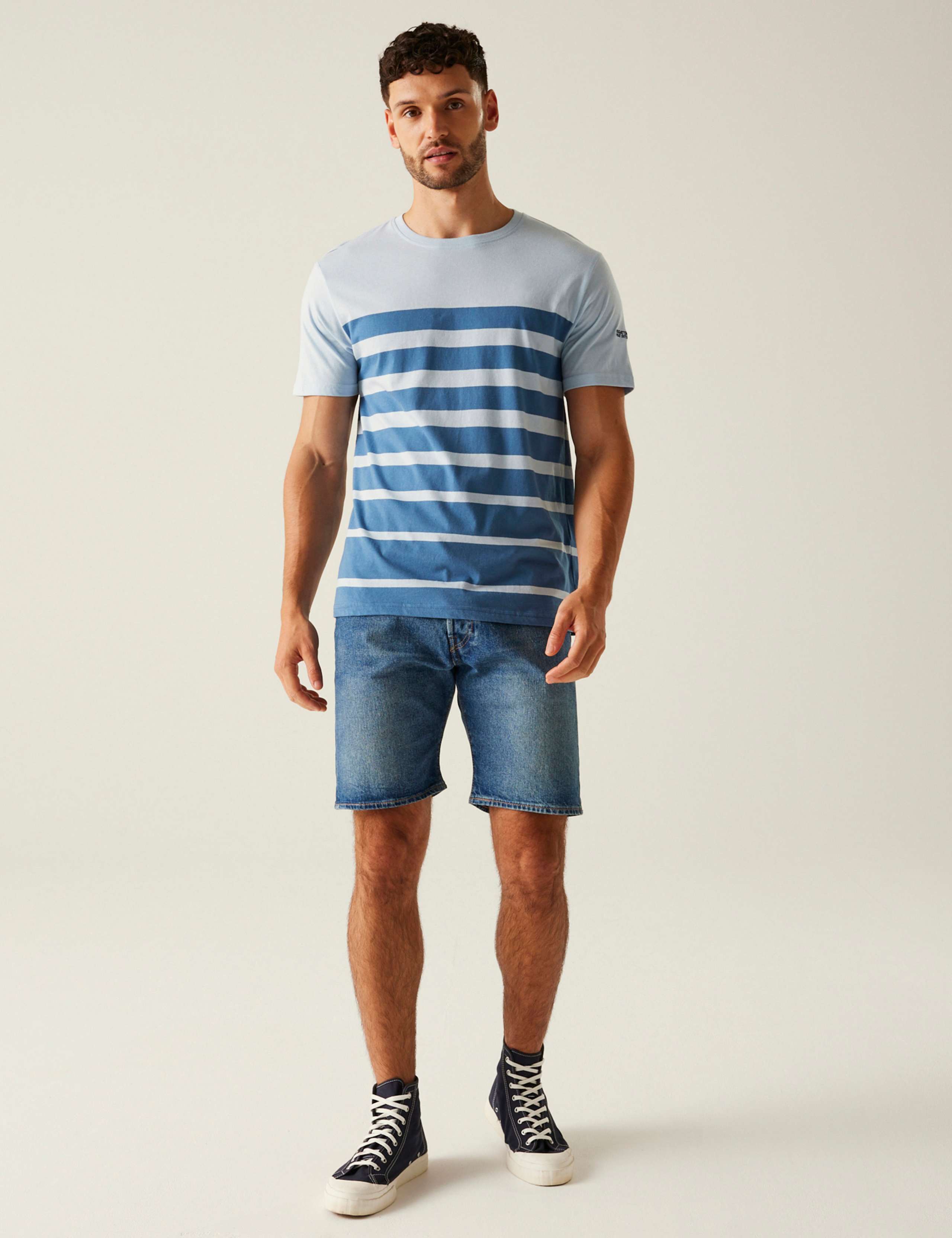 Shorebay III Pure Cotton Striped T-Shirt 7 of 7
