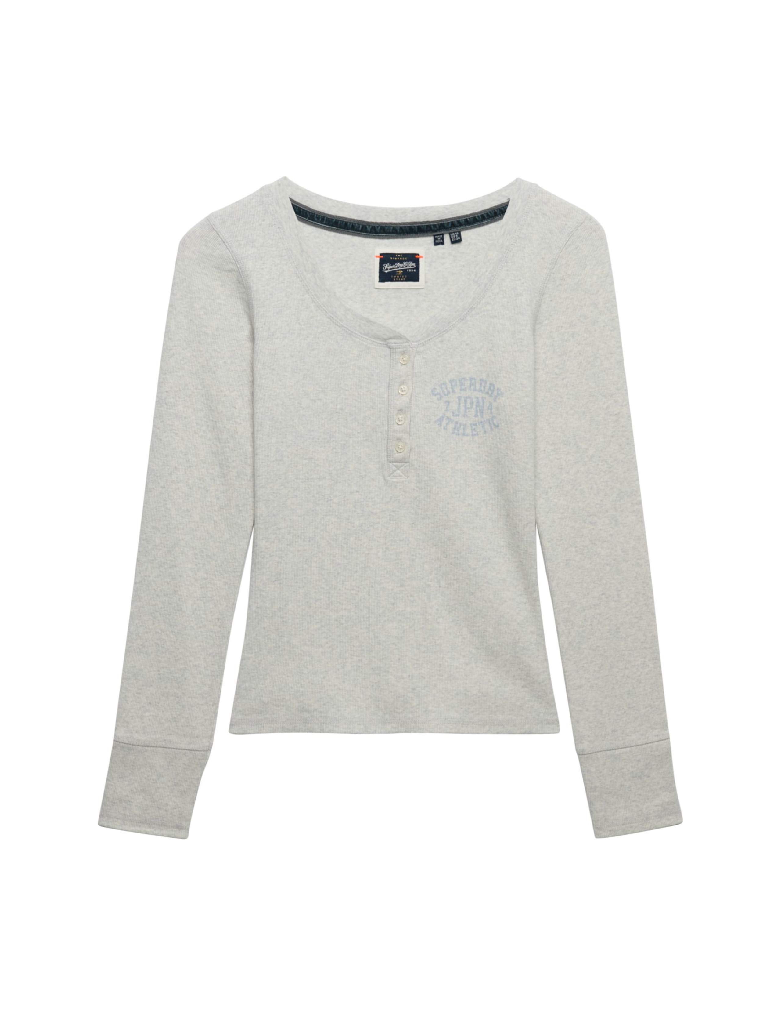 Athletic Button Down Long Sleeve Top 1 of 2