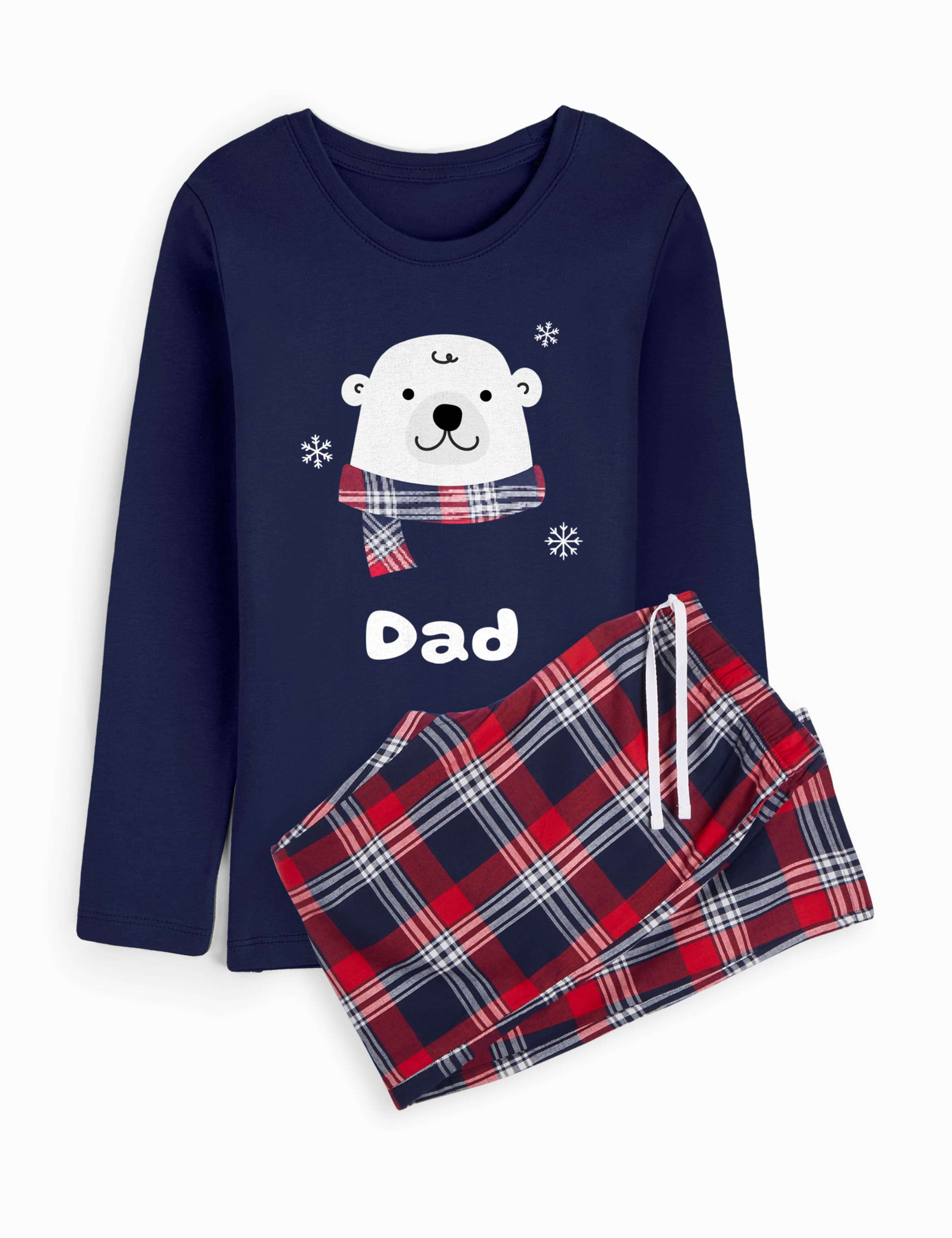 Personalised Men's Polar Bear Pyjamas 3 of 4