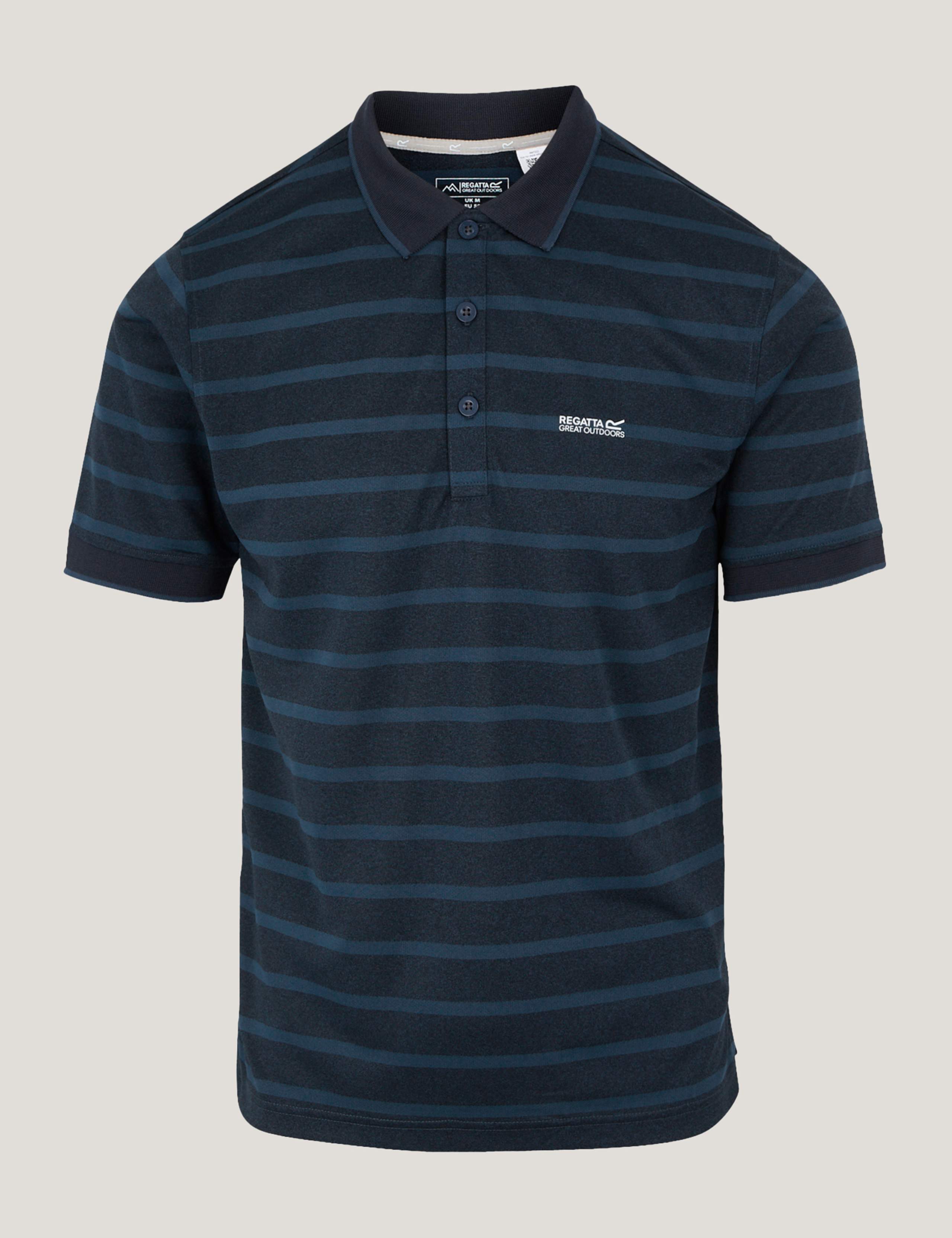 Kildra Striped Tipped Polo Shirt 2 of 5