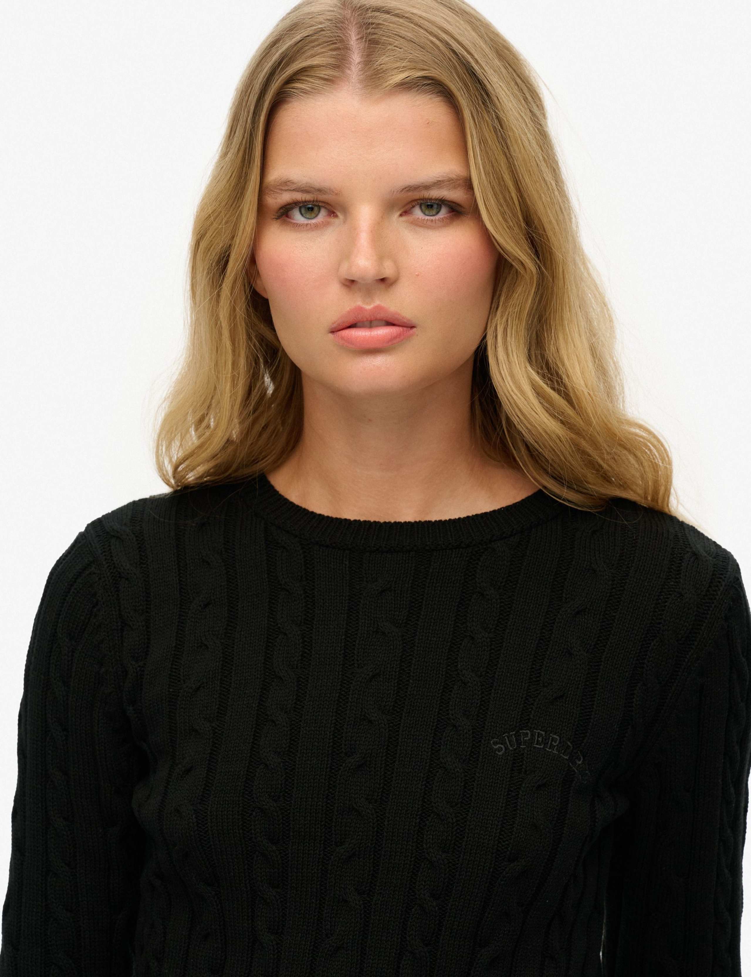 Cable Knit Crew Neck Jumper 3 of 5