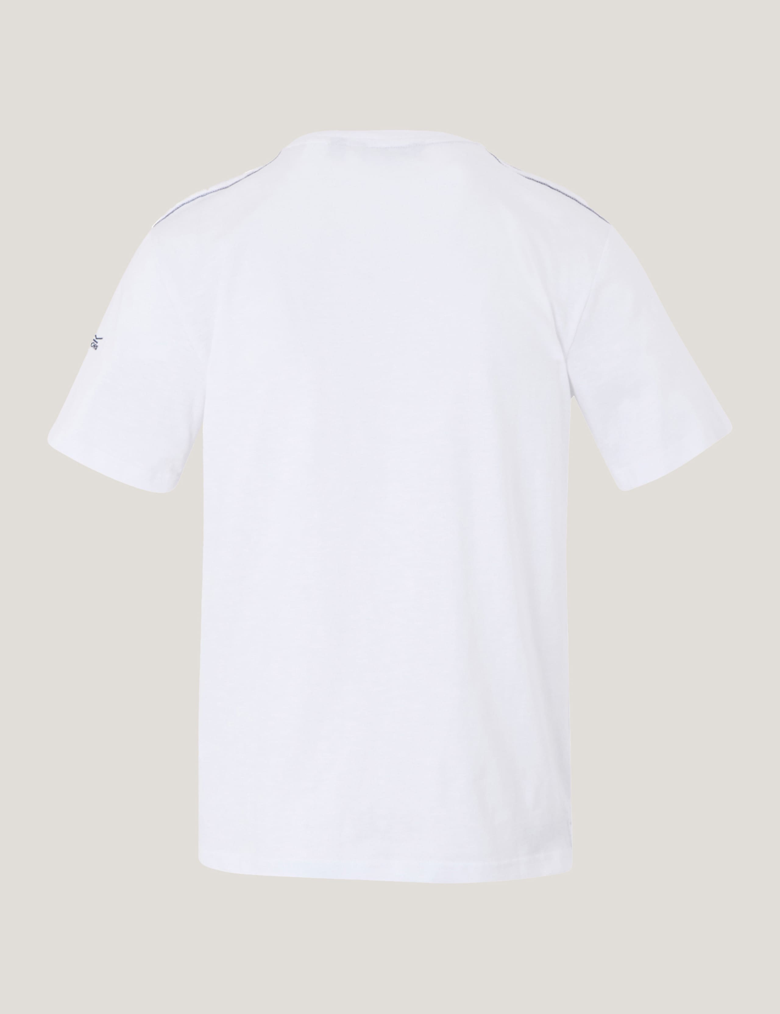 Ravia Pure Cotton Chest Stripe T-Shirt 3 of 7