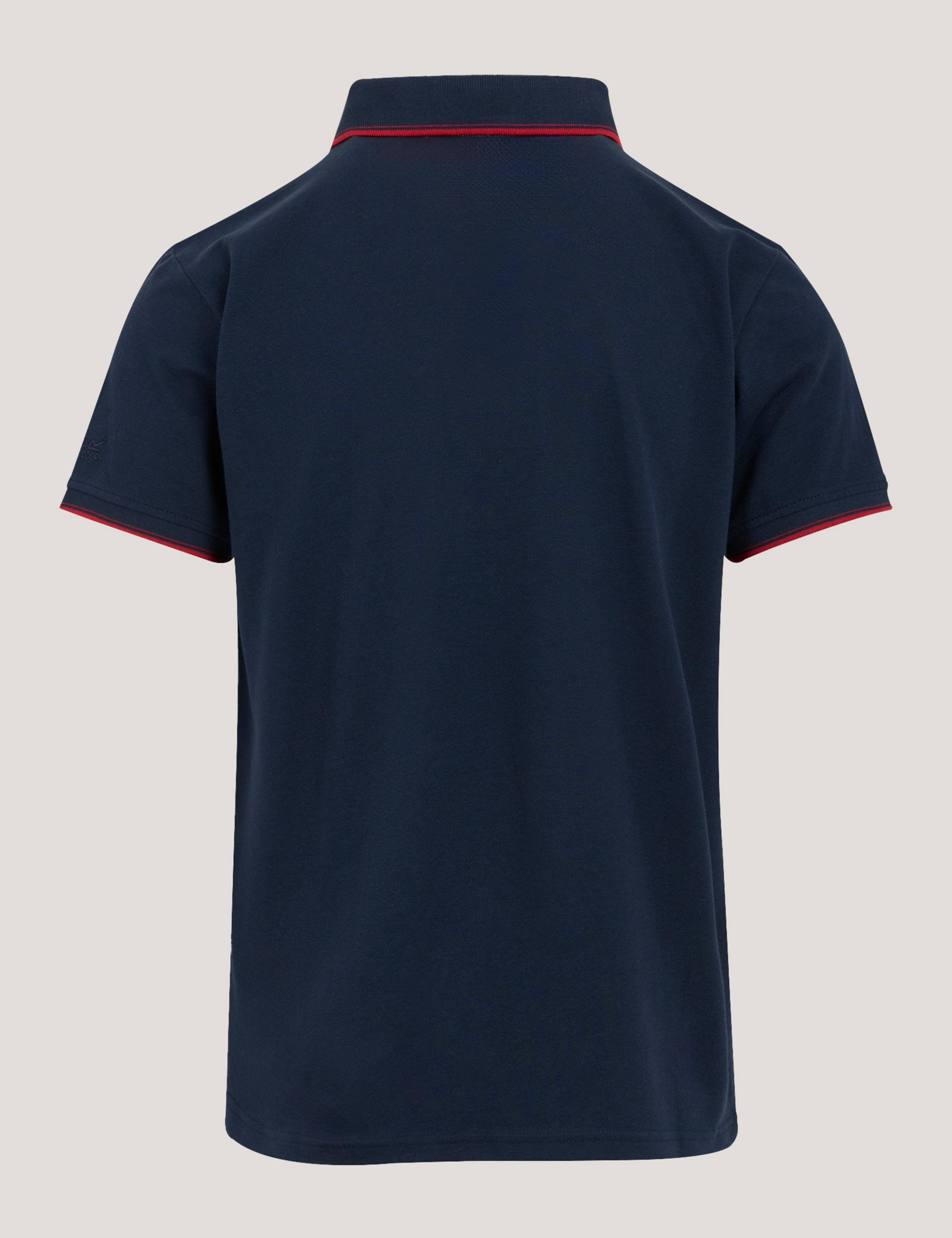 Tadeo II Pure Cotton Tipped Polo Shirt 5 of 6