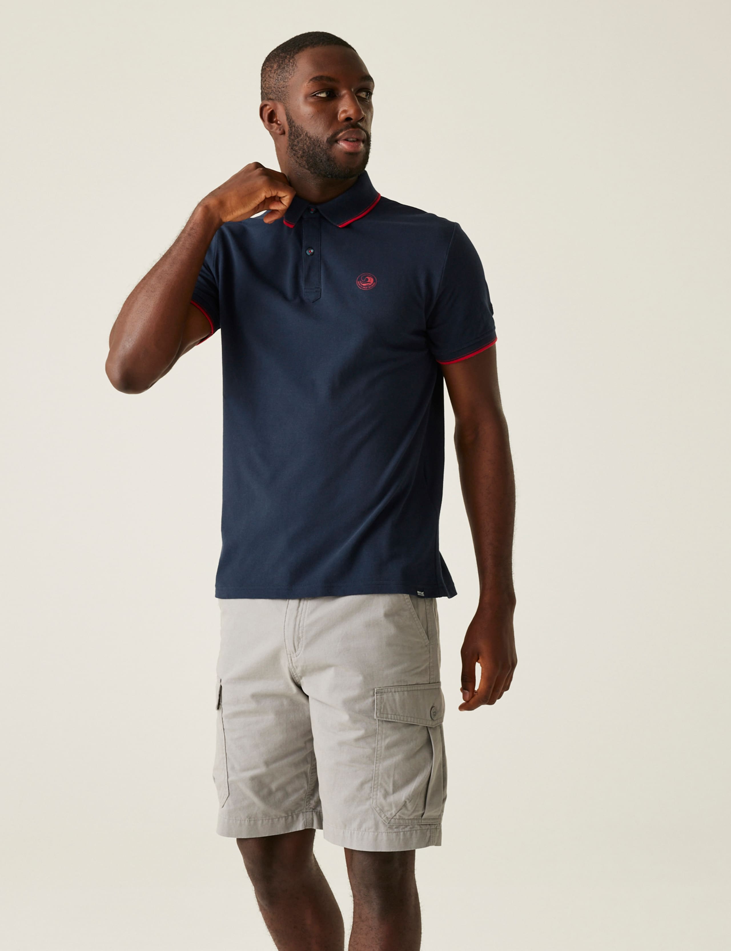 Tadeo II Pure Cotton Tipped Polo Shirt 6 of 6