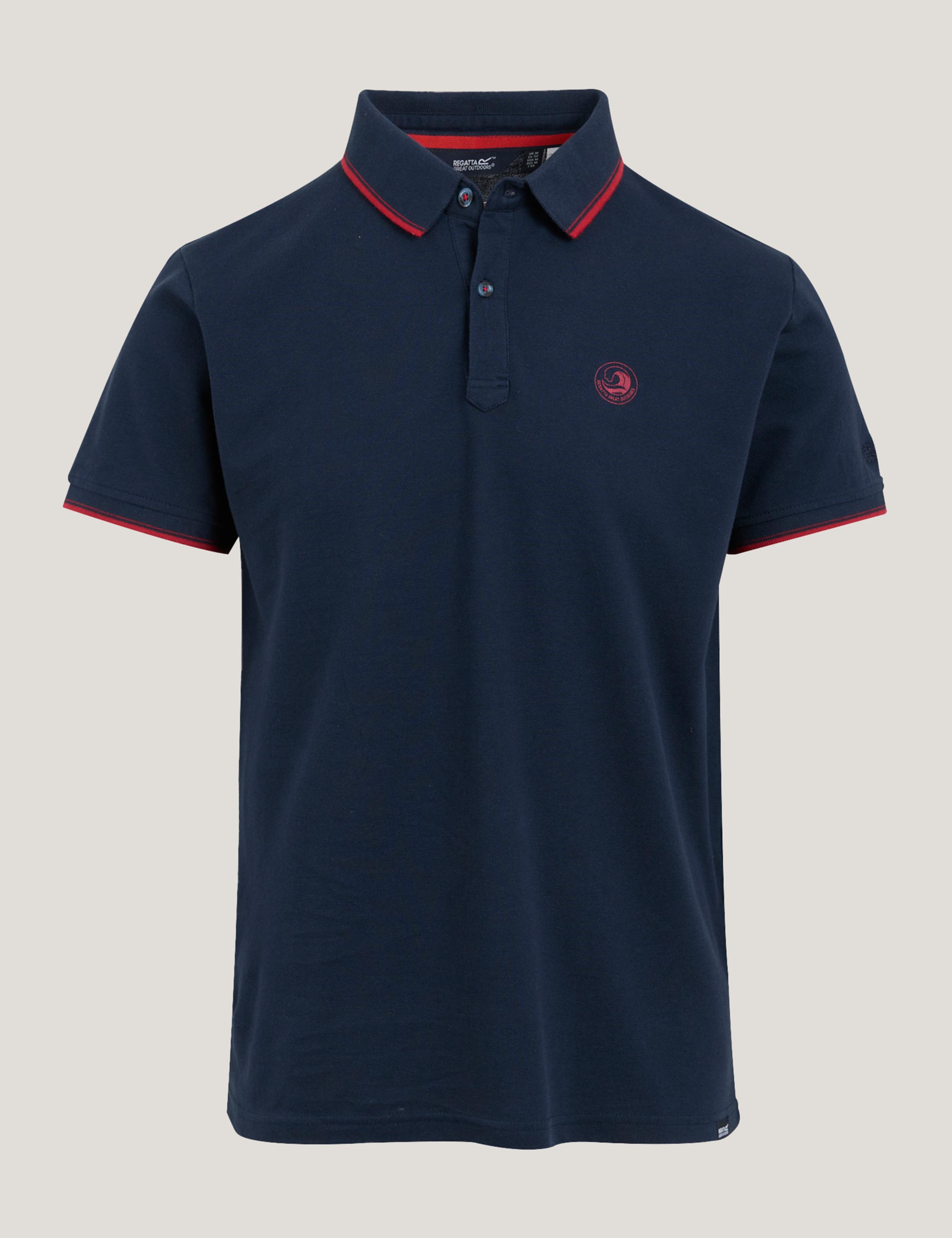 Tadeo II Pure Cotton Tipped Polo Shirt 2 of 6