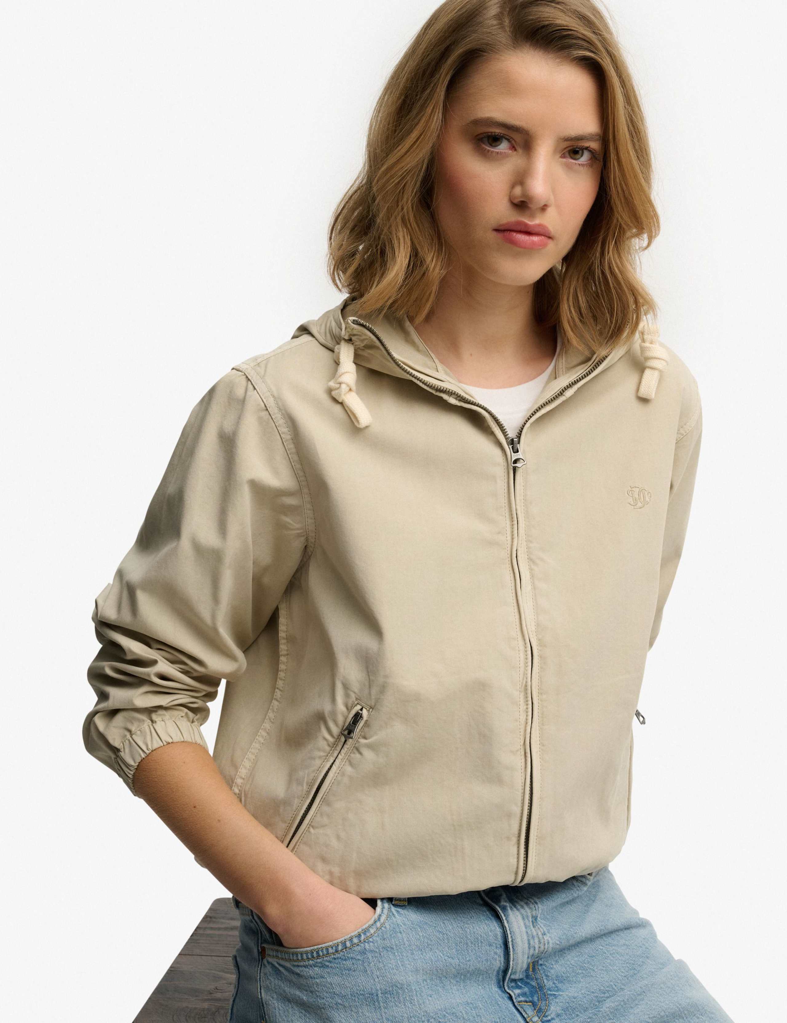Pure Cotton Twill Hooded Utility Jacket 4 of 6