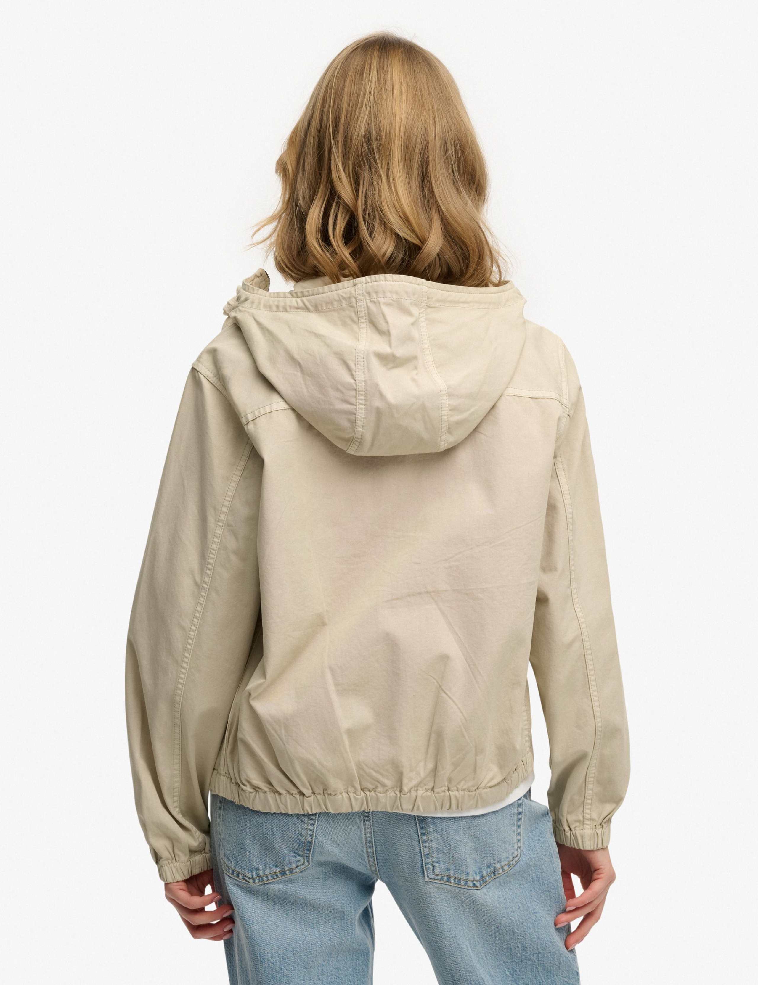 Pure Cotton Twill Hooded Utility Jacket 5 of 6