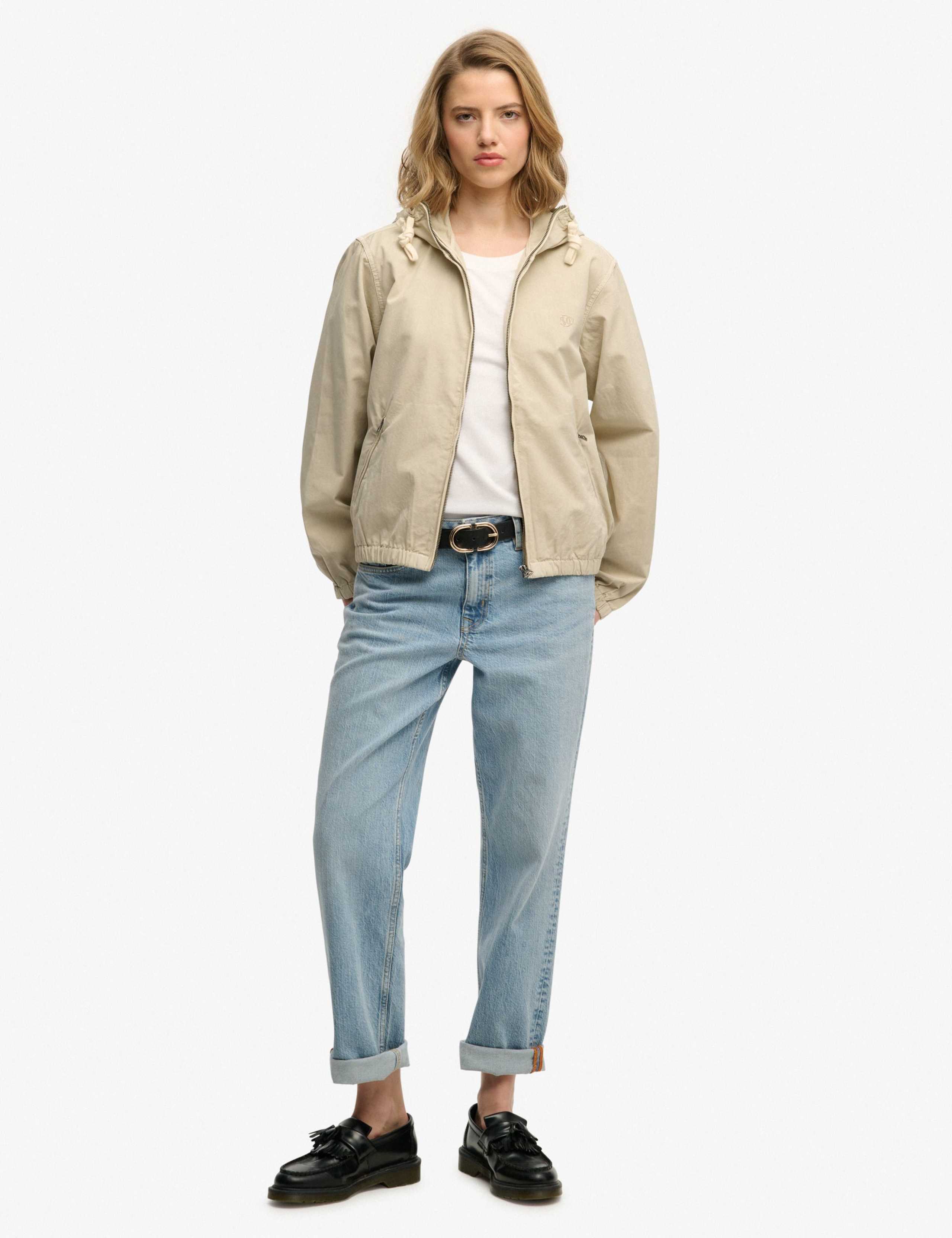 Pure Cotton Twill Hooded Utility Jacket 6 of 6