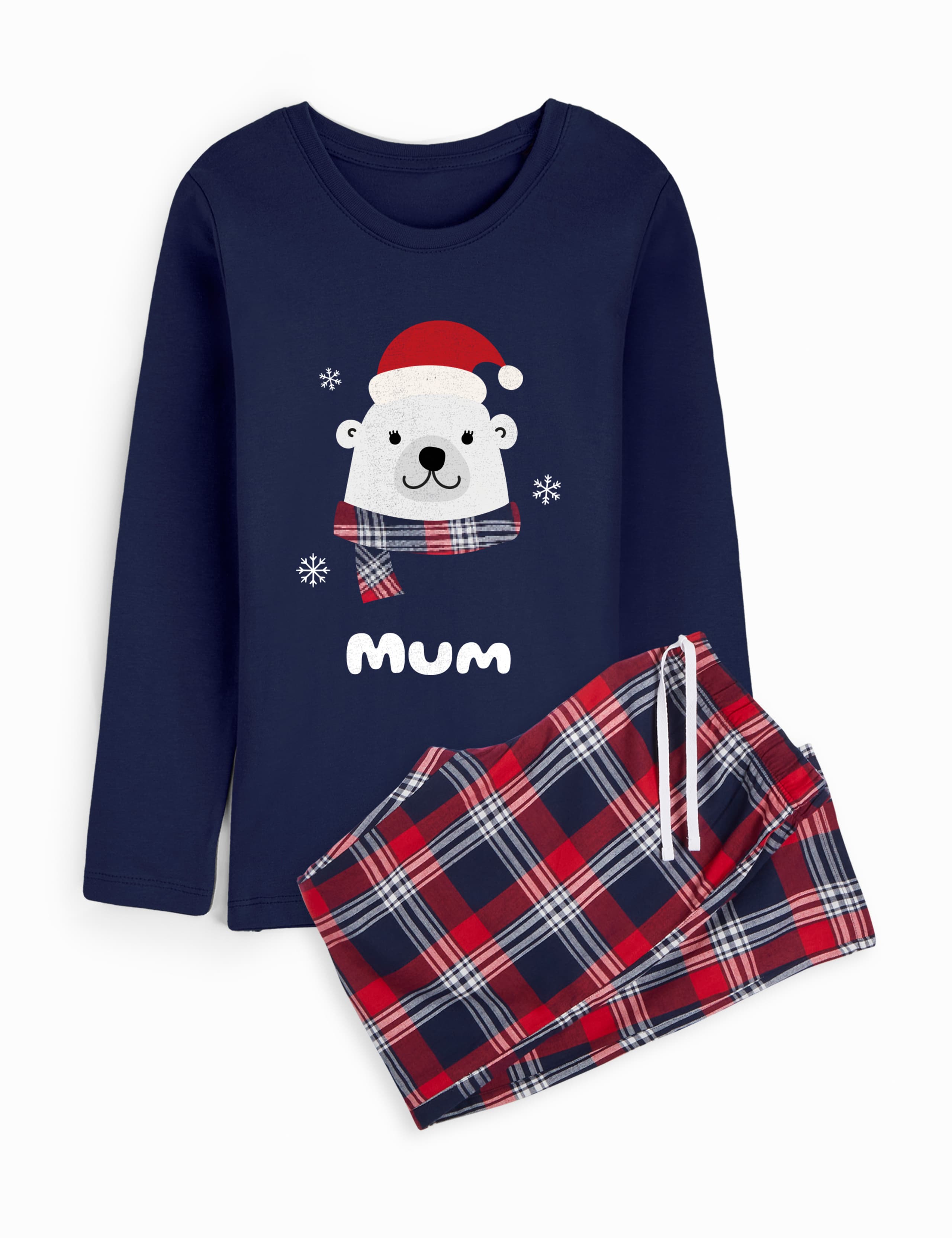 Personalised Women's Polar Bear Pyjamas 2 of 4