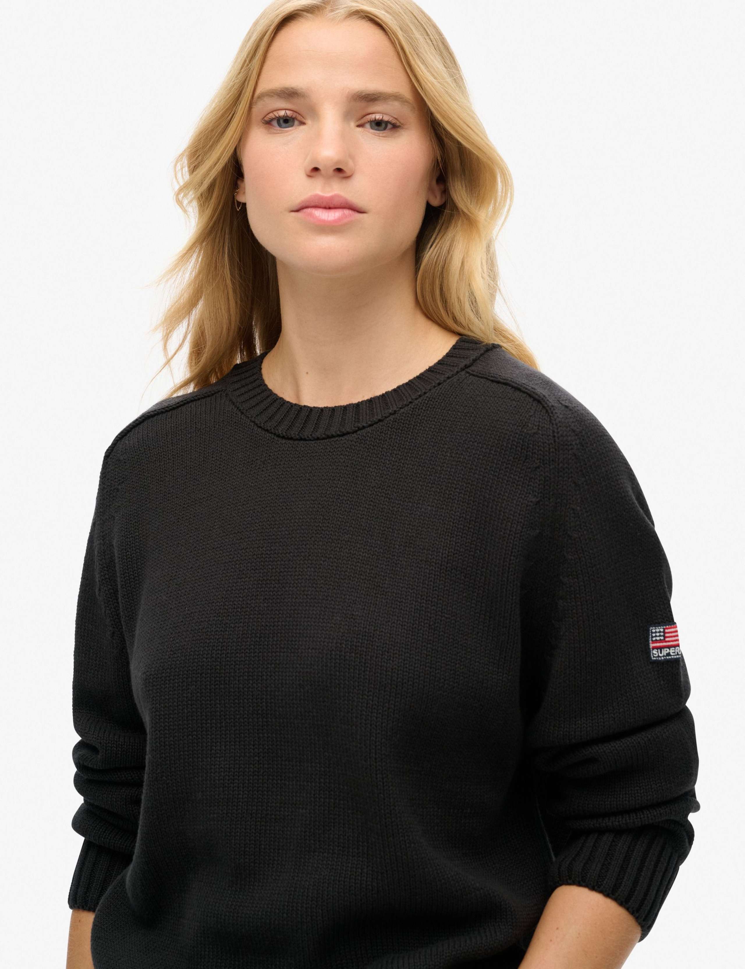 Pure Cotton Crew Neck Relaxed Jumper 3 of 5