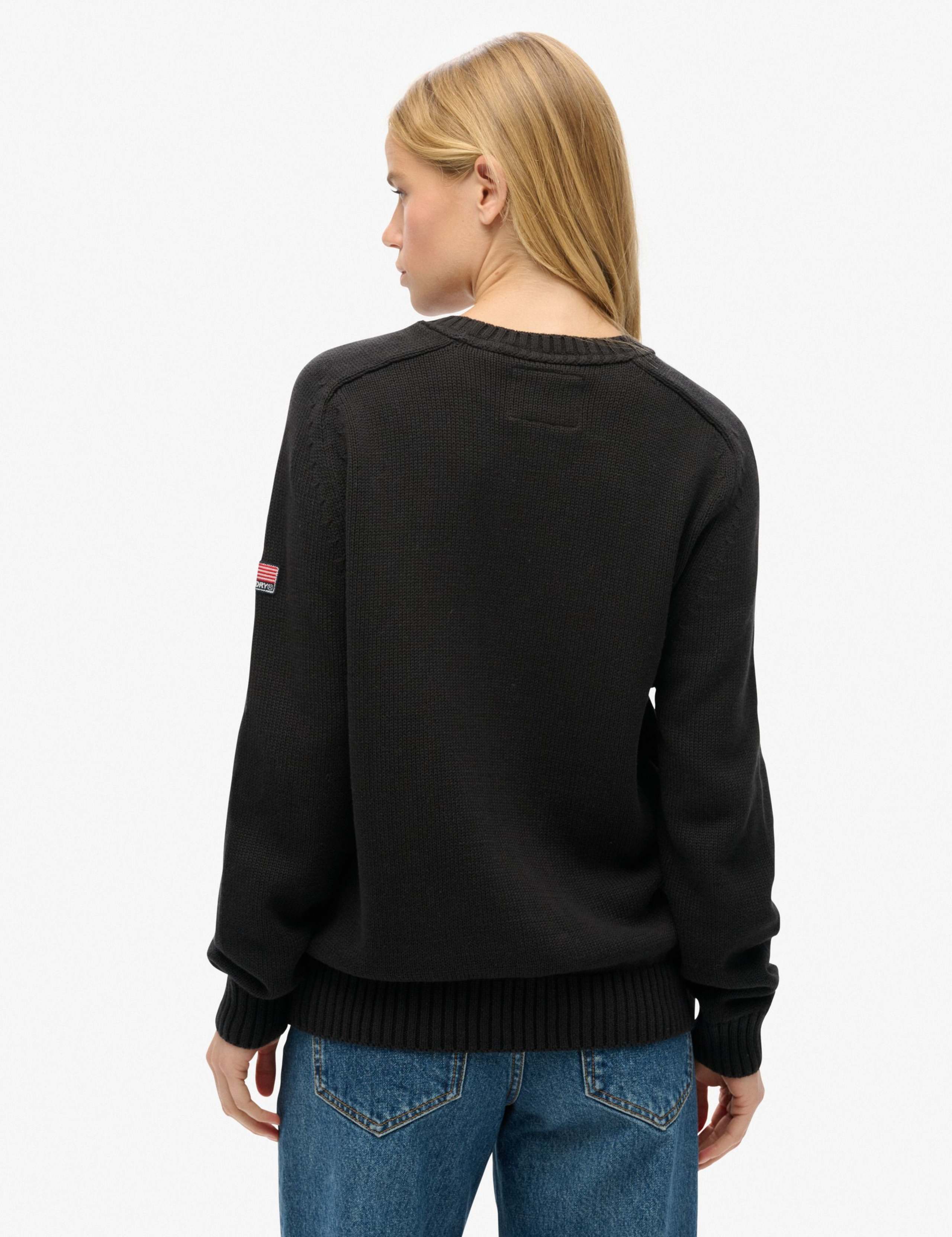 Pure Cotton Crew Neck Relaxed Jumper 4 of 5