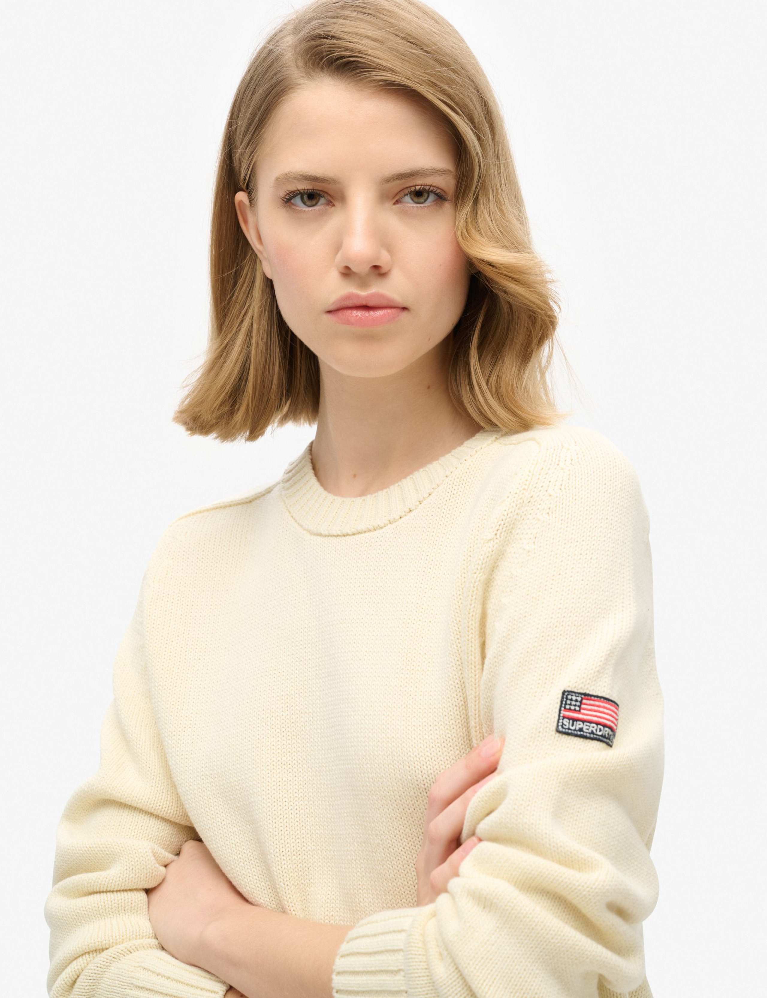 Pure Cotton Crew Neck Relaxed Jumper 3 of 6