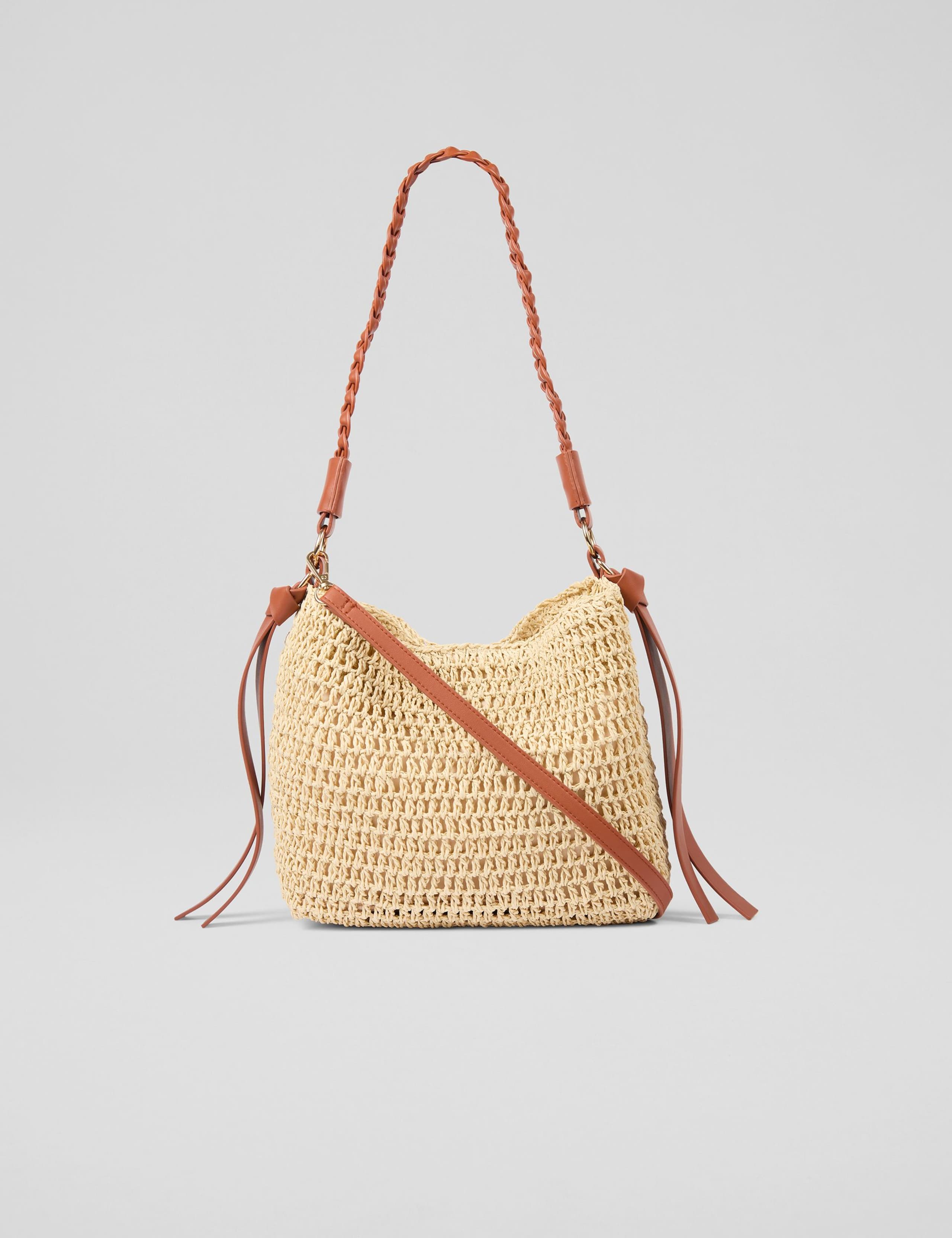 Woven Plaited Strap Shoulder Bag 2 of 3
