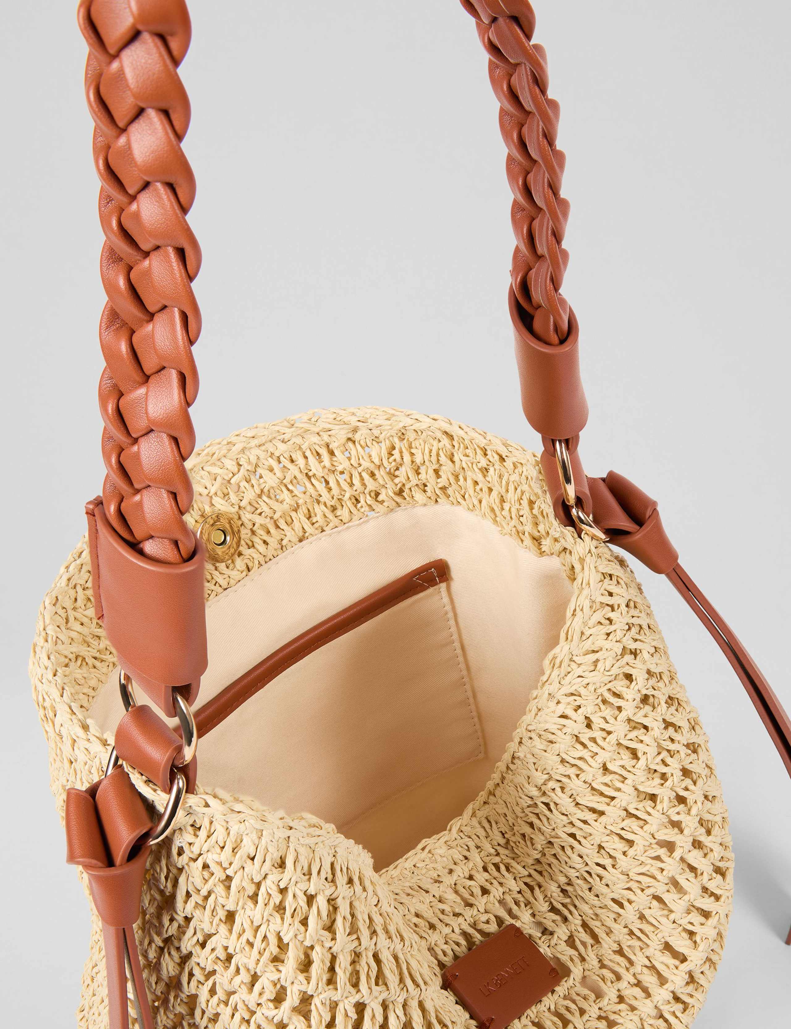 Woven Plaited Strap Shoulder Bag 3 of 3