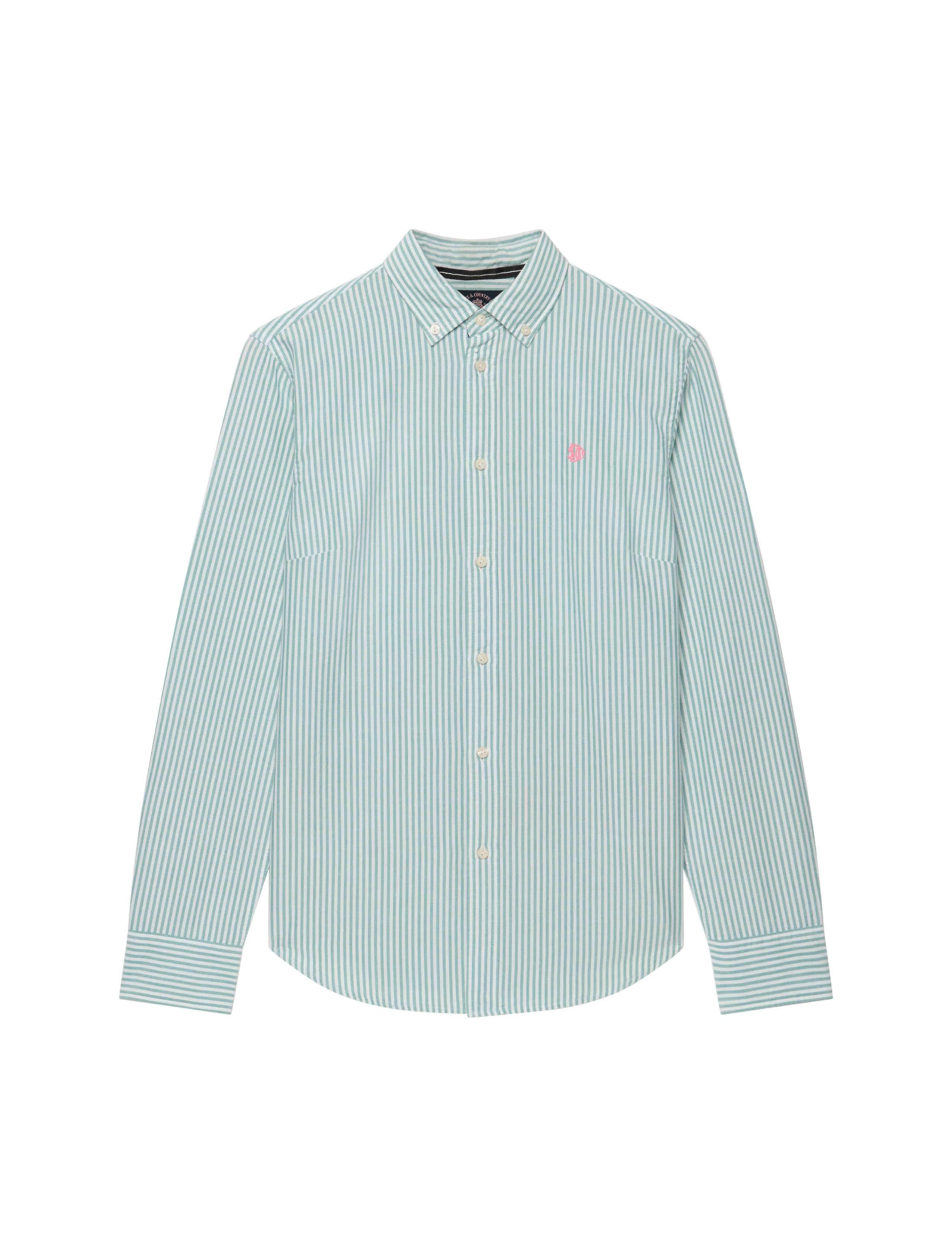 Pure Cotton Striped Oxford Shirt 8 of 8