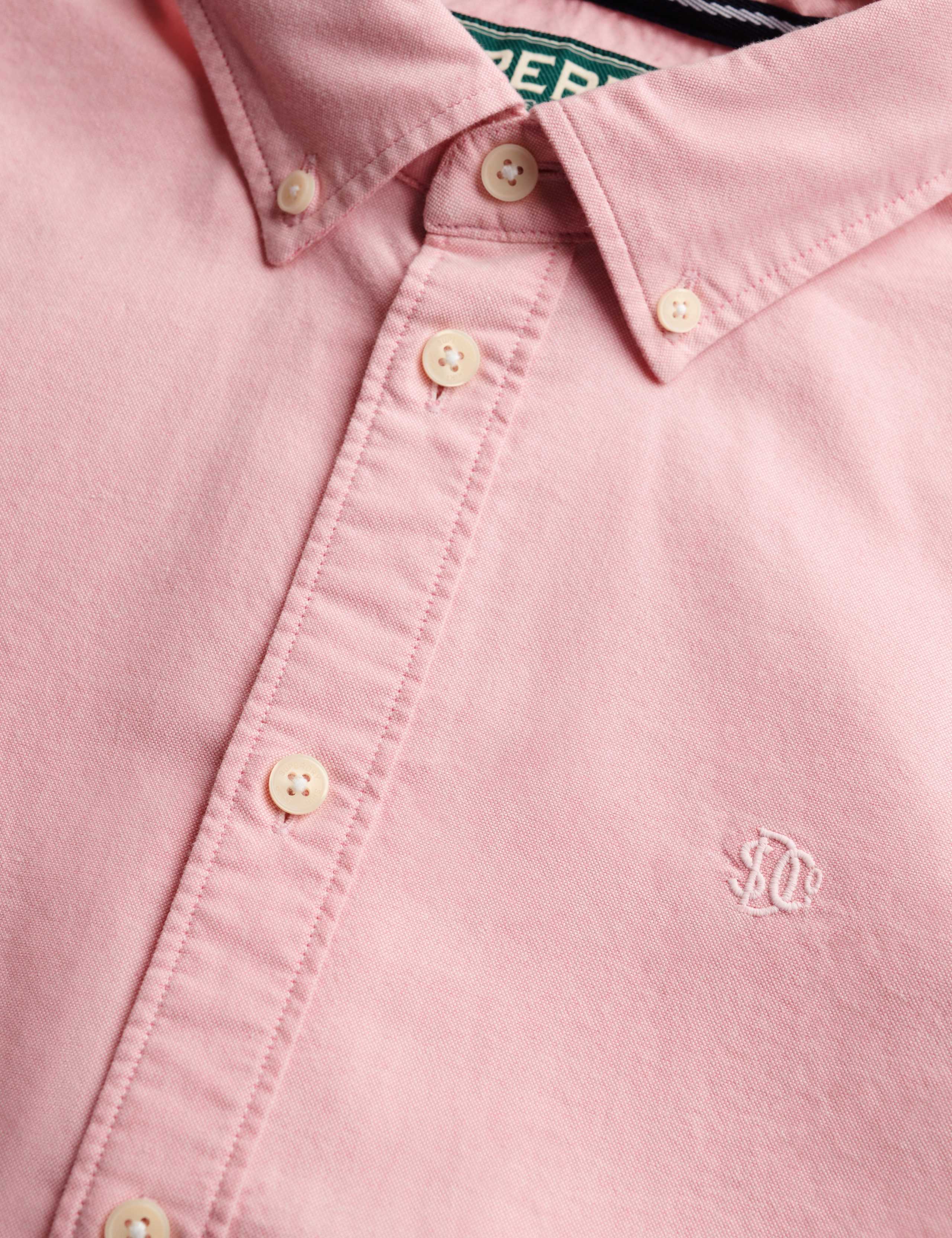 Pure Cotton Slim Oxford Shirt 7 of 7