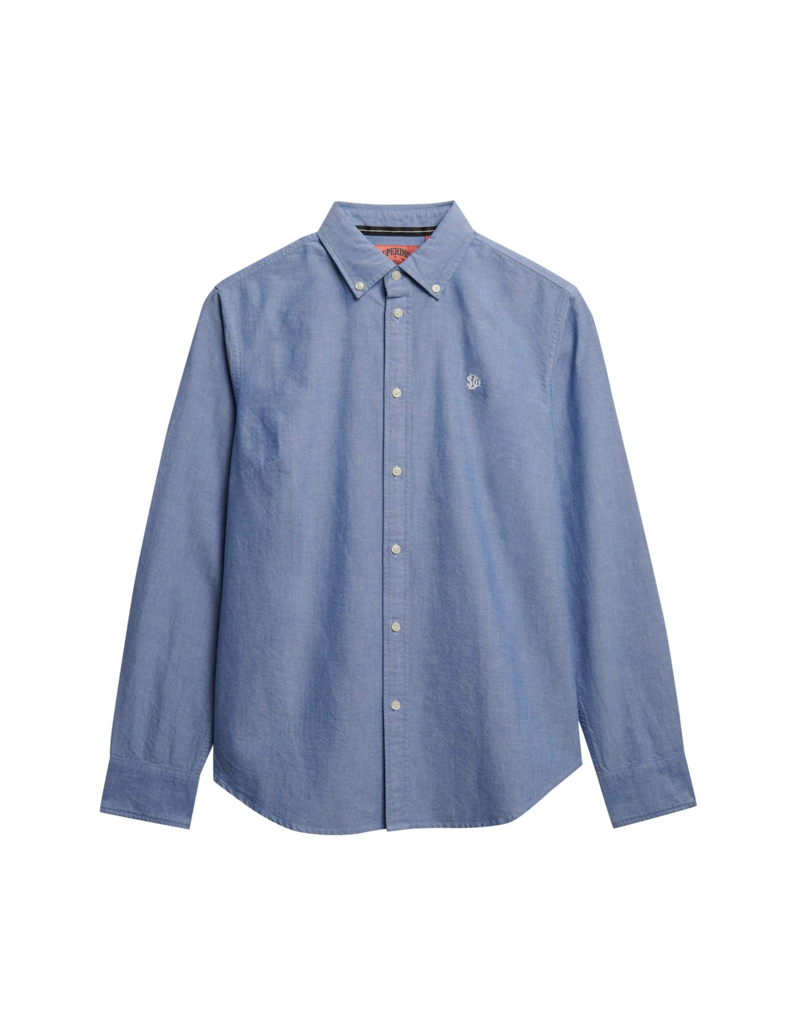 Pure Cotton Slim Oxford Shirt 2 of 6