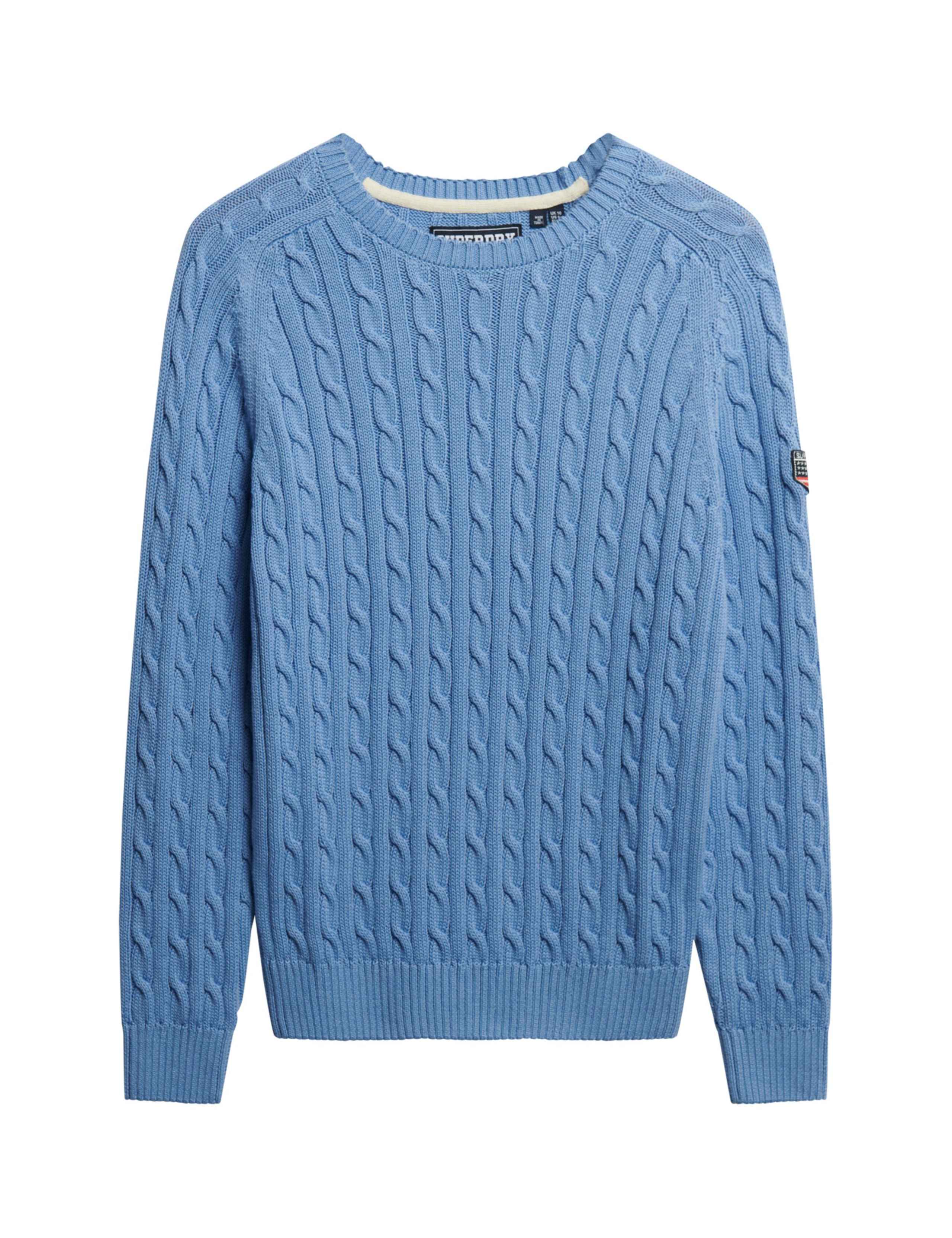 Pure Cotton Cable Knit Relaxed Jumper 2 of 6