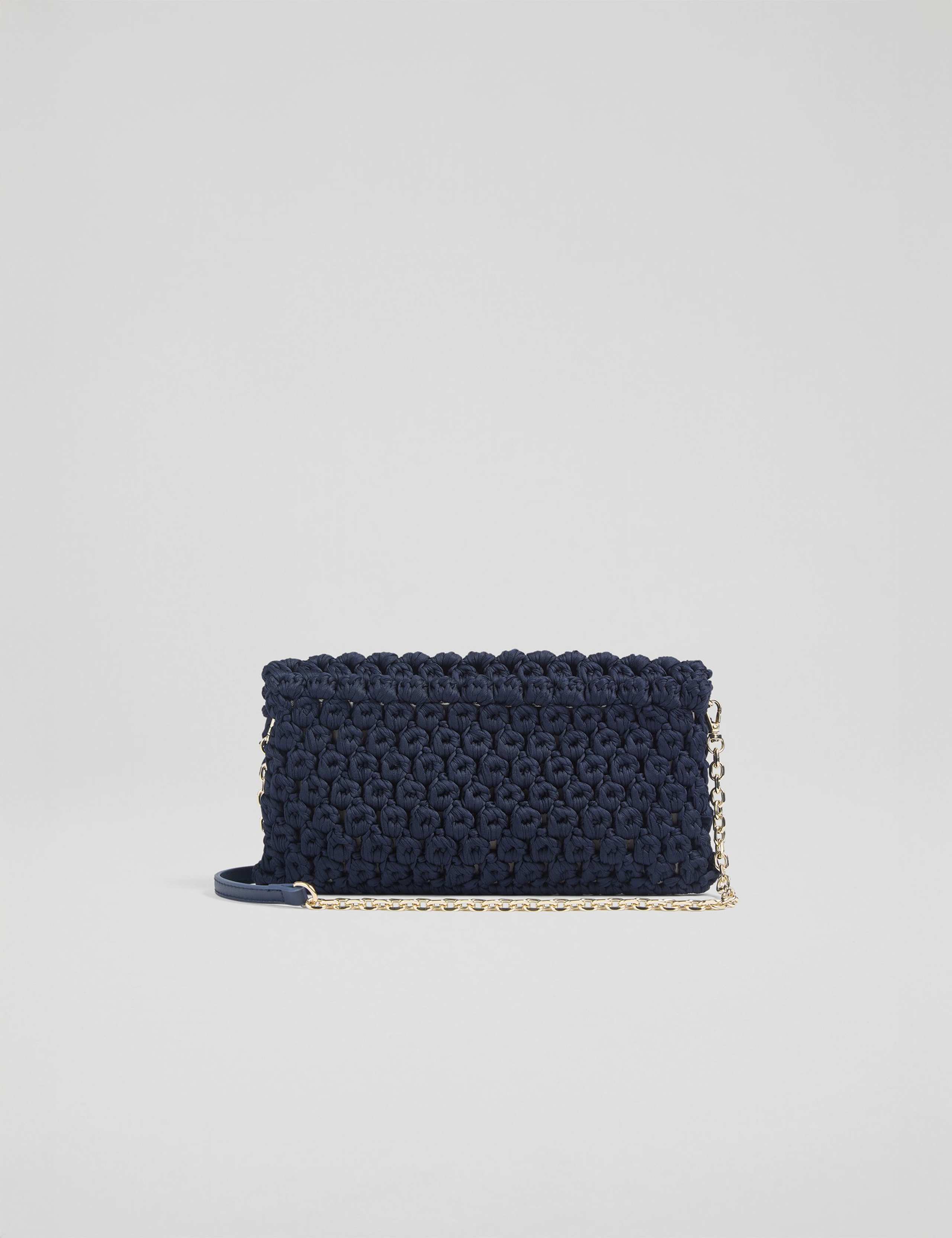 Crochet Woven Clutch Bag 2 of 3