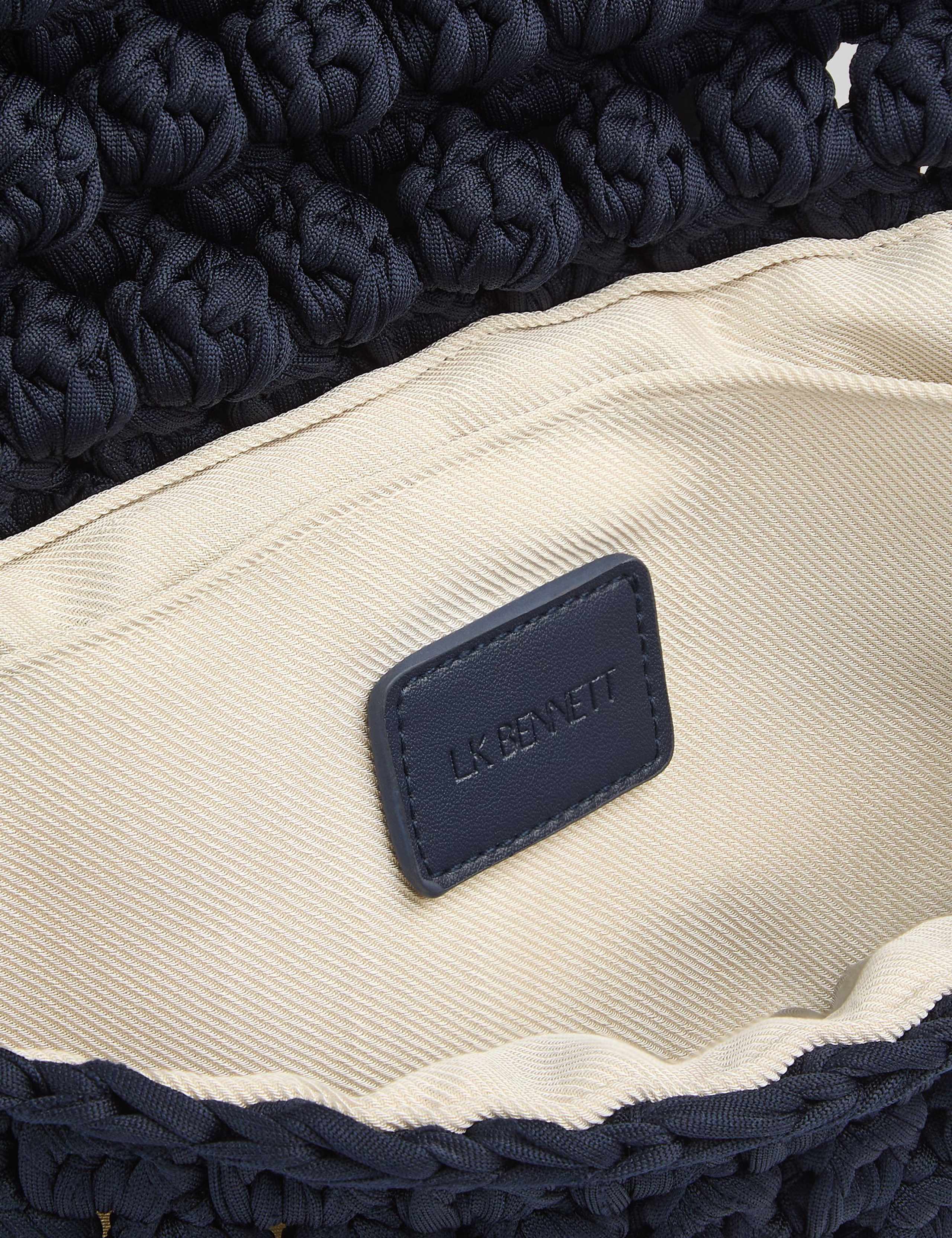 Crochet Woven Clutch Bag 3 of 3