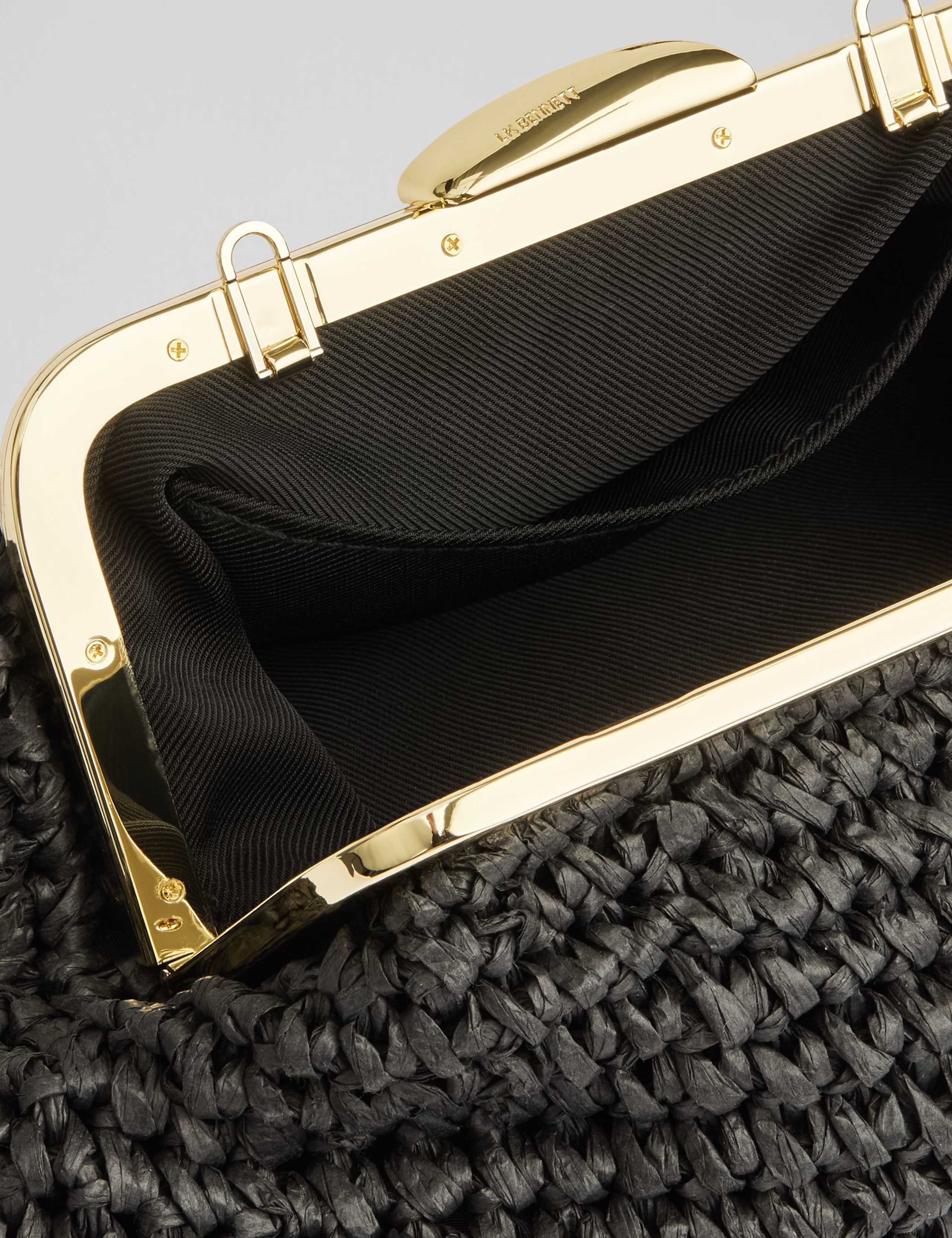Woven Chain Strap Clutch Bag 2 of 2