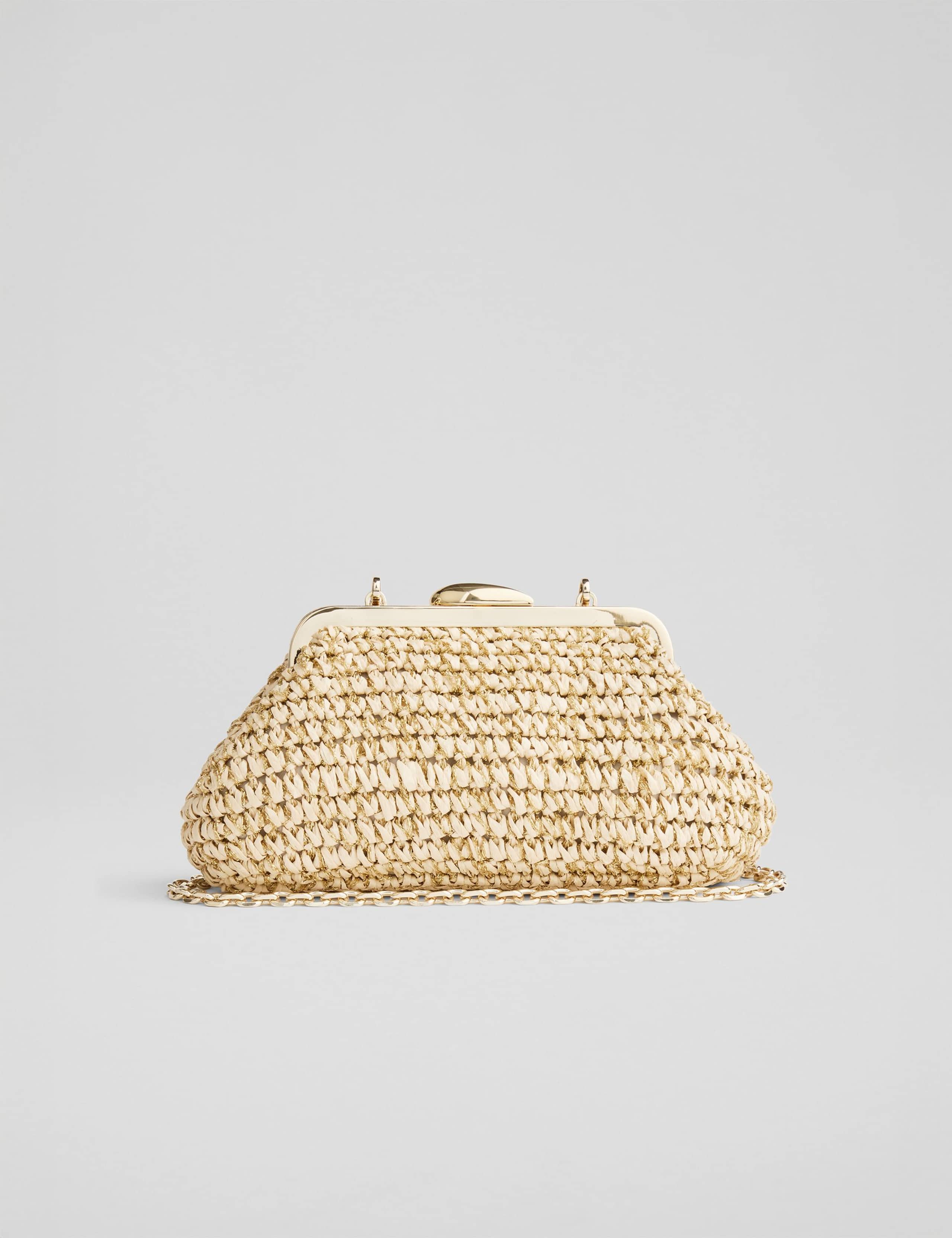 Woven Chain Strap Clutch Bag 2 of 3