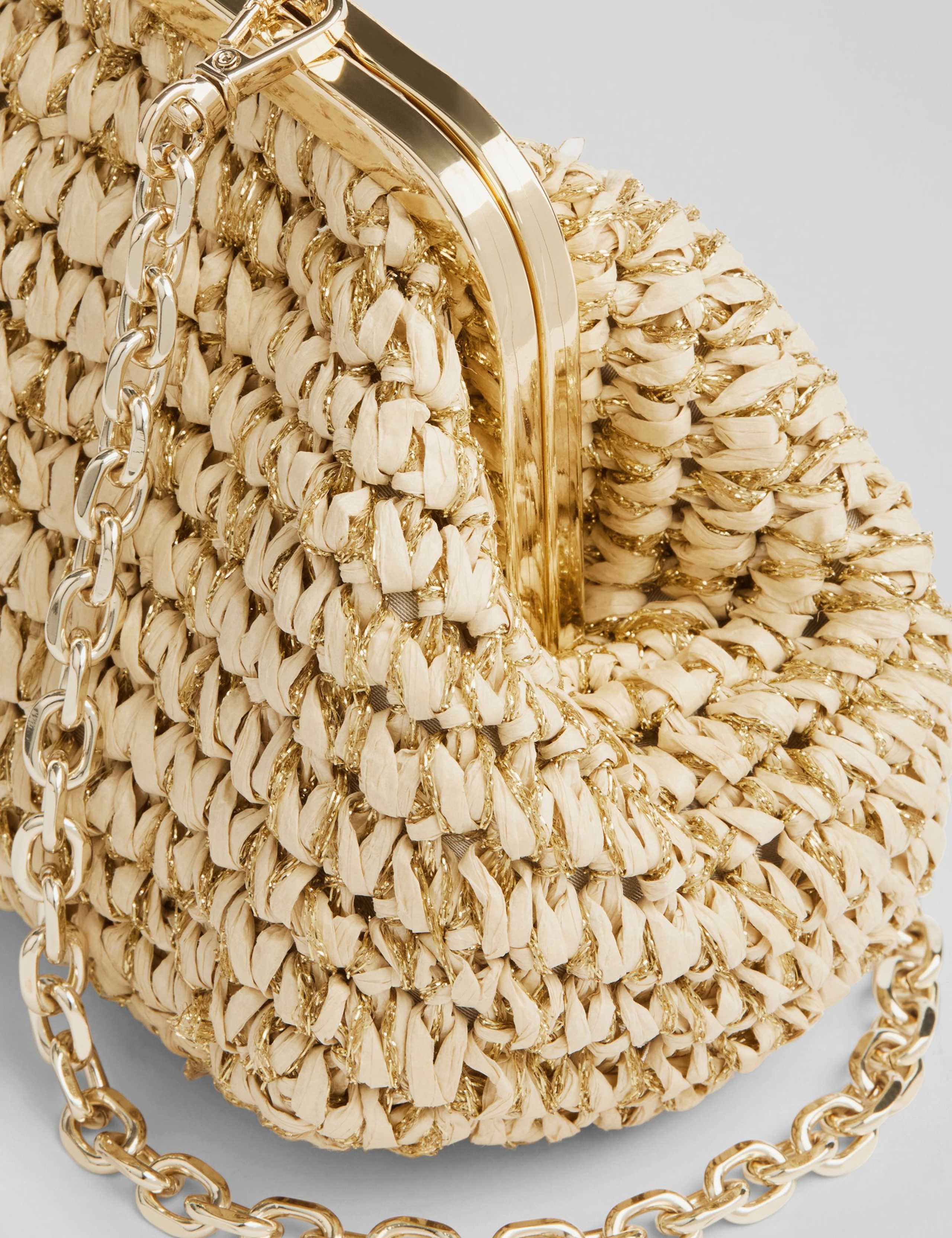 Woven Chain Strap Clutch Bag 3 of 3