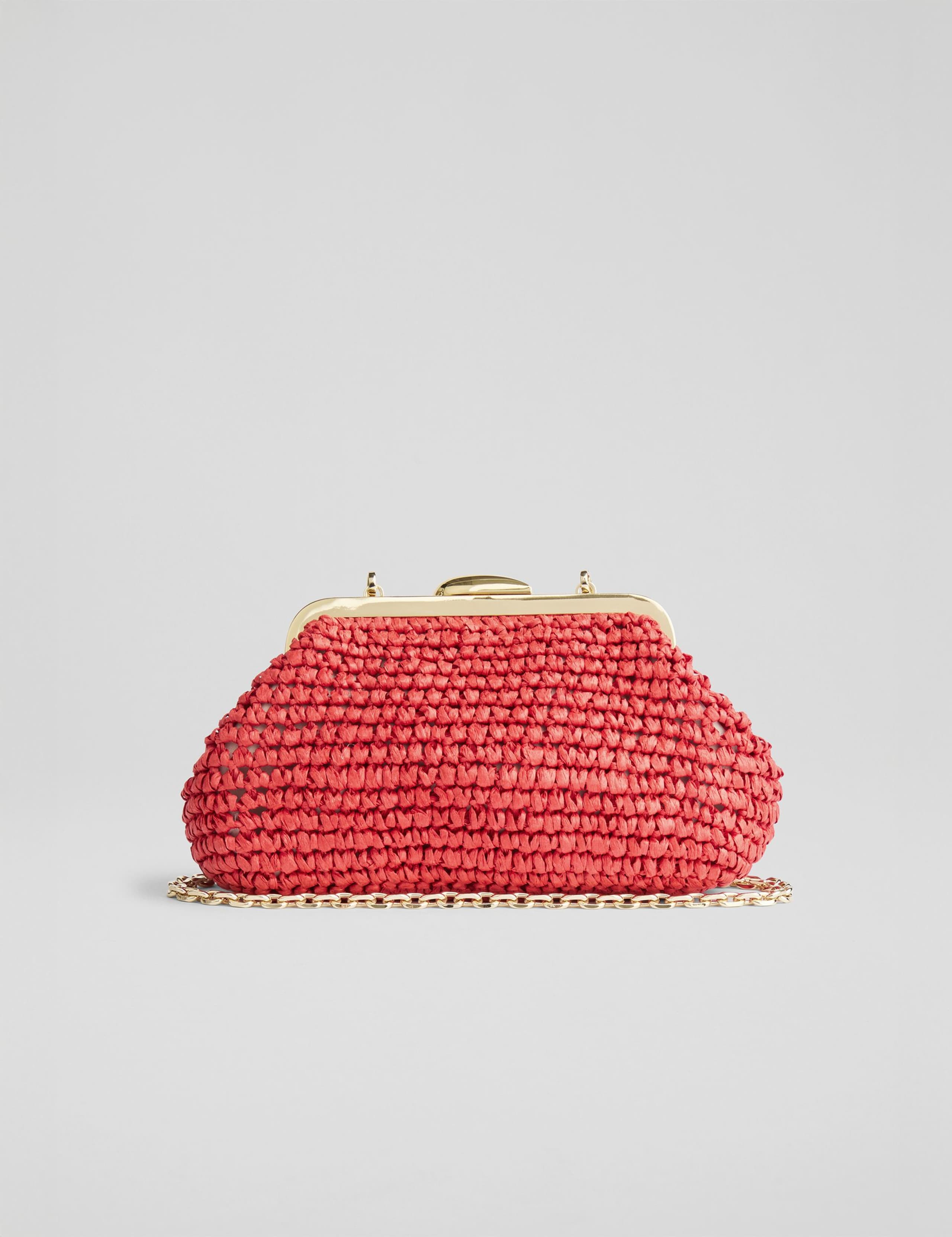 Woven Chain Strap Clutch Bag 2 of 3