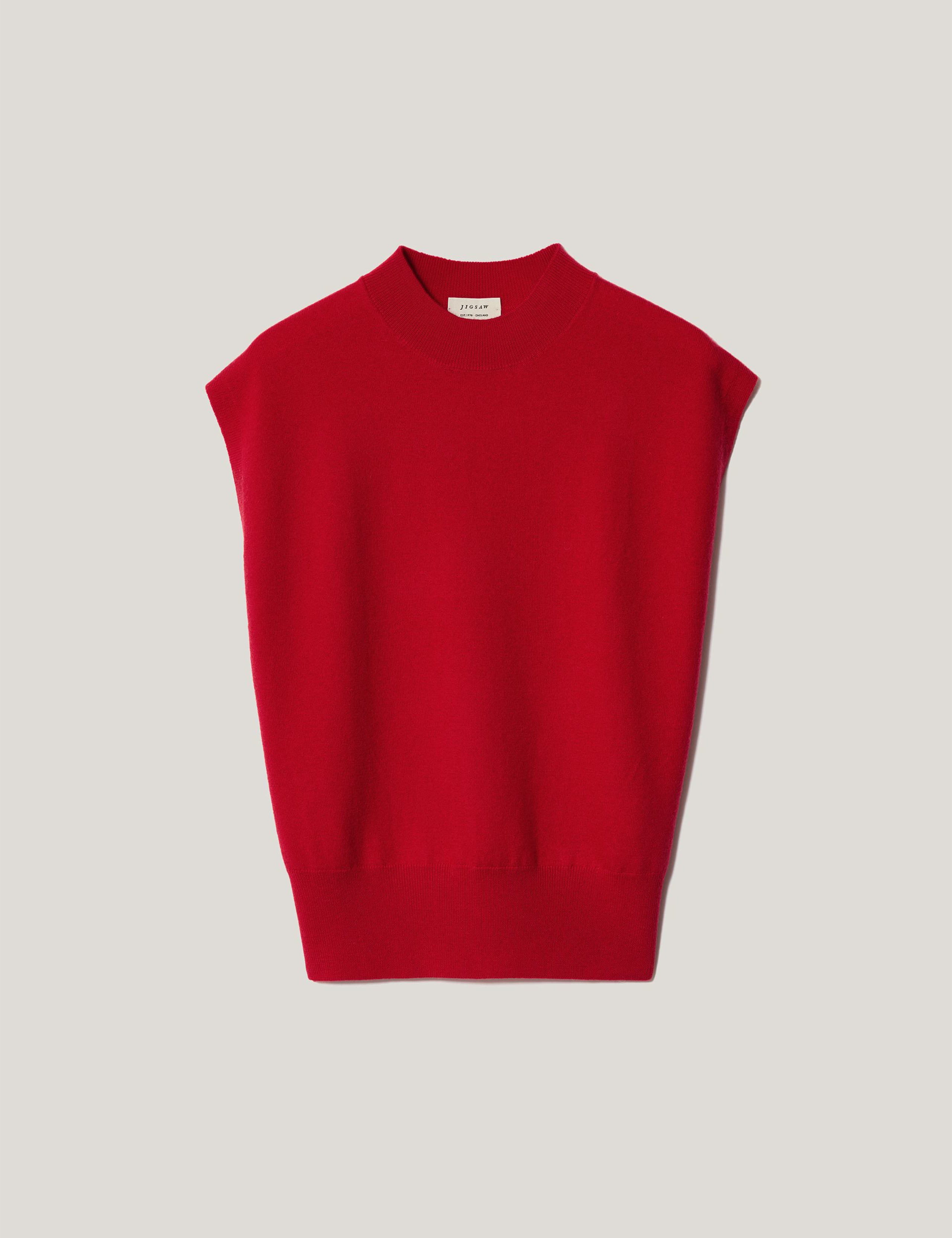 Pure Wool Textured Knitted Vest 2 of 5