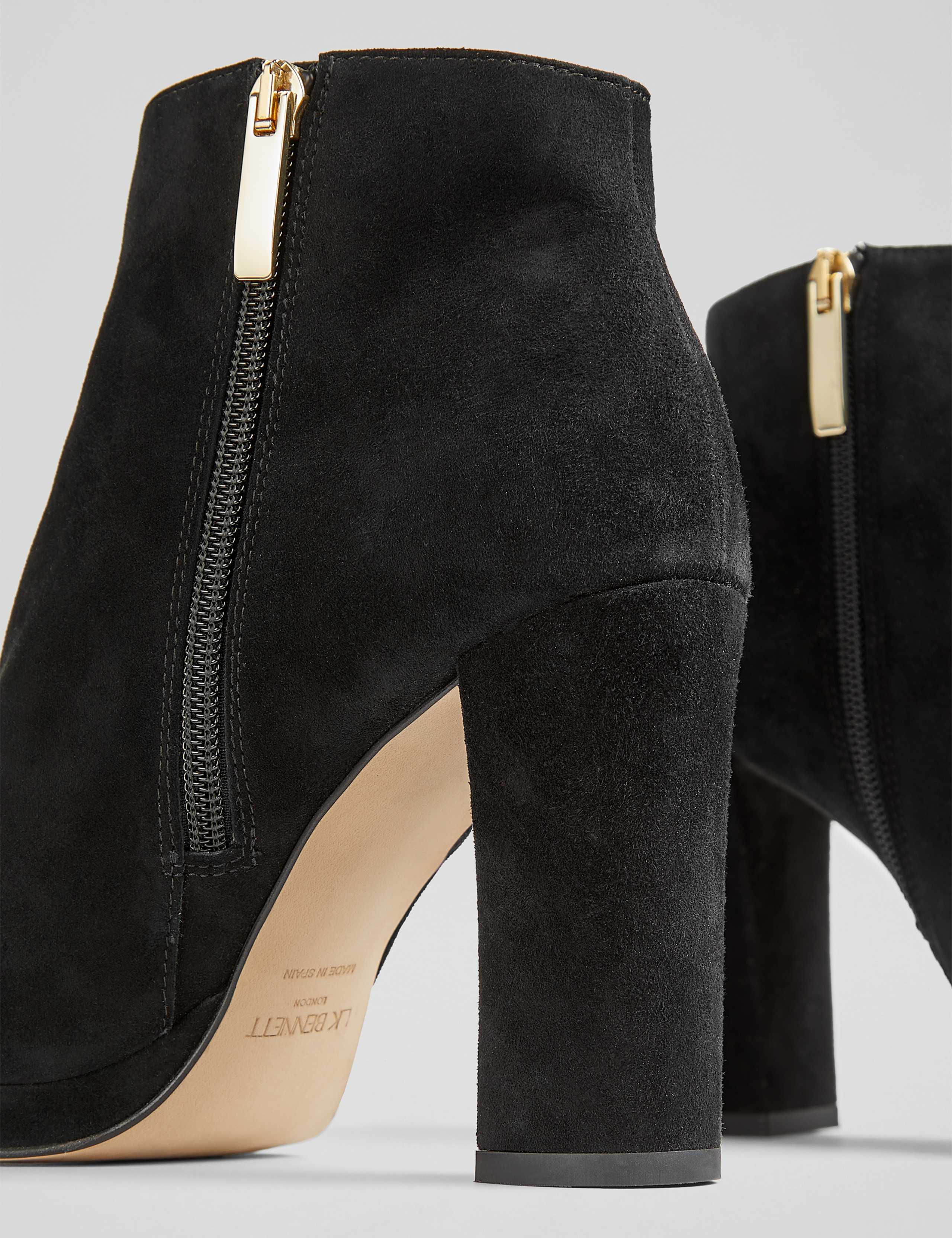 Leather Platform Ankle Boots 3 of 4