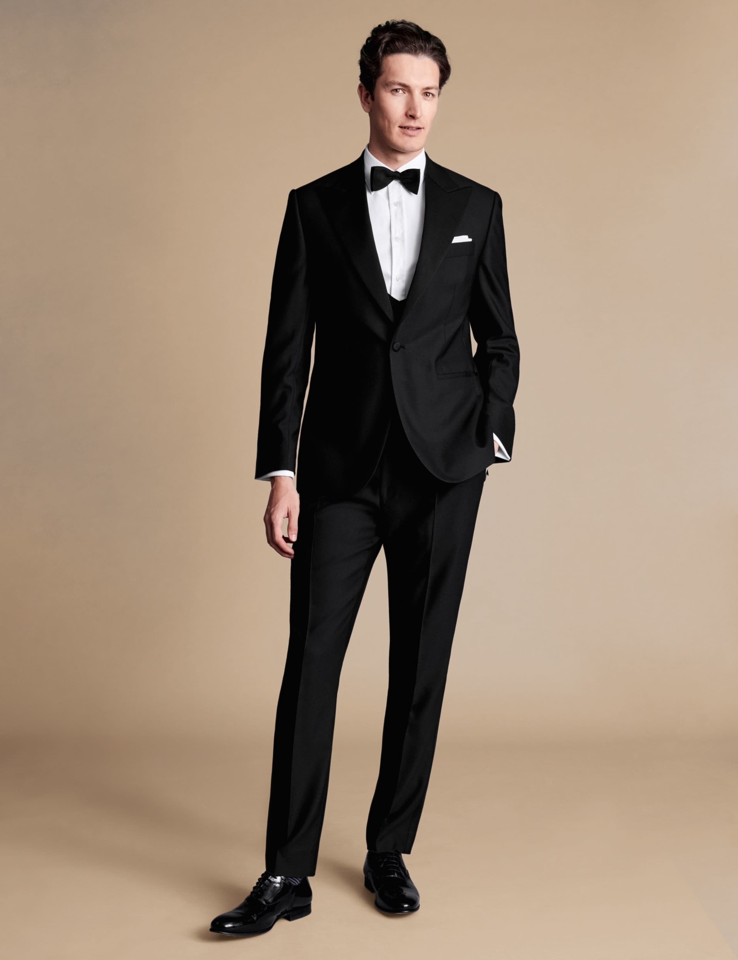 Pure Wool Double Breasted Tuxedo Waistcoat 2 of 2