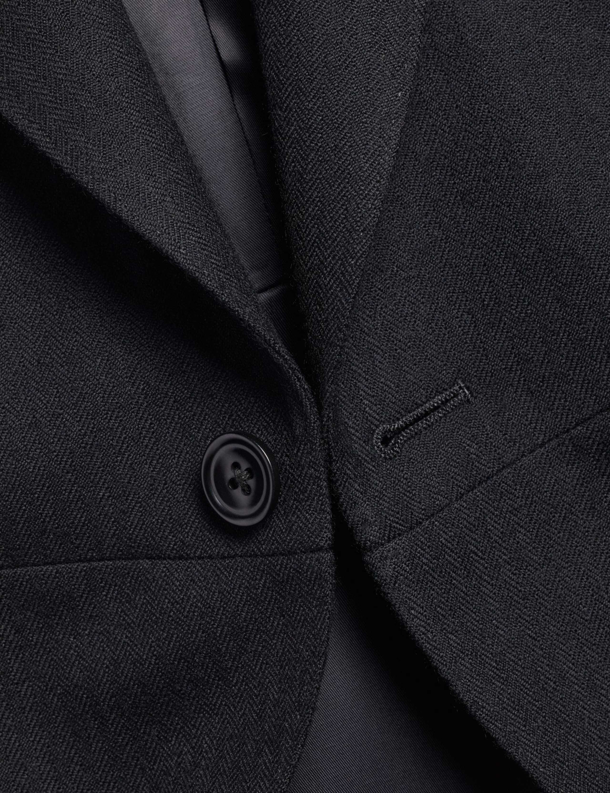 Slim Fit Herringbone Morning Suit Tailcoat 5 of 5