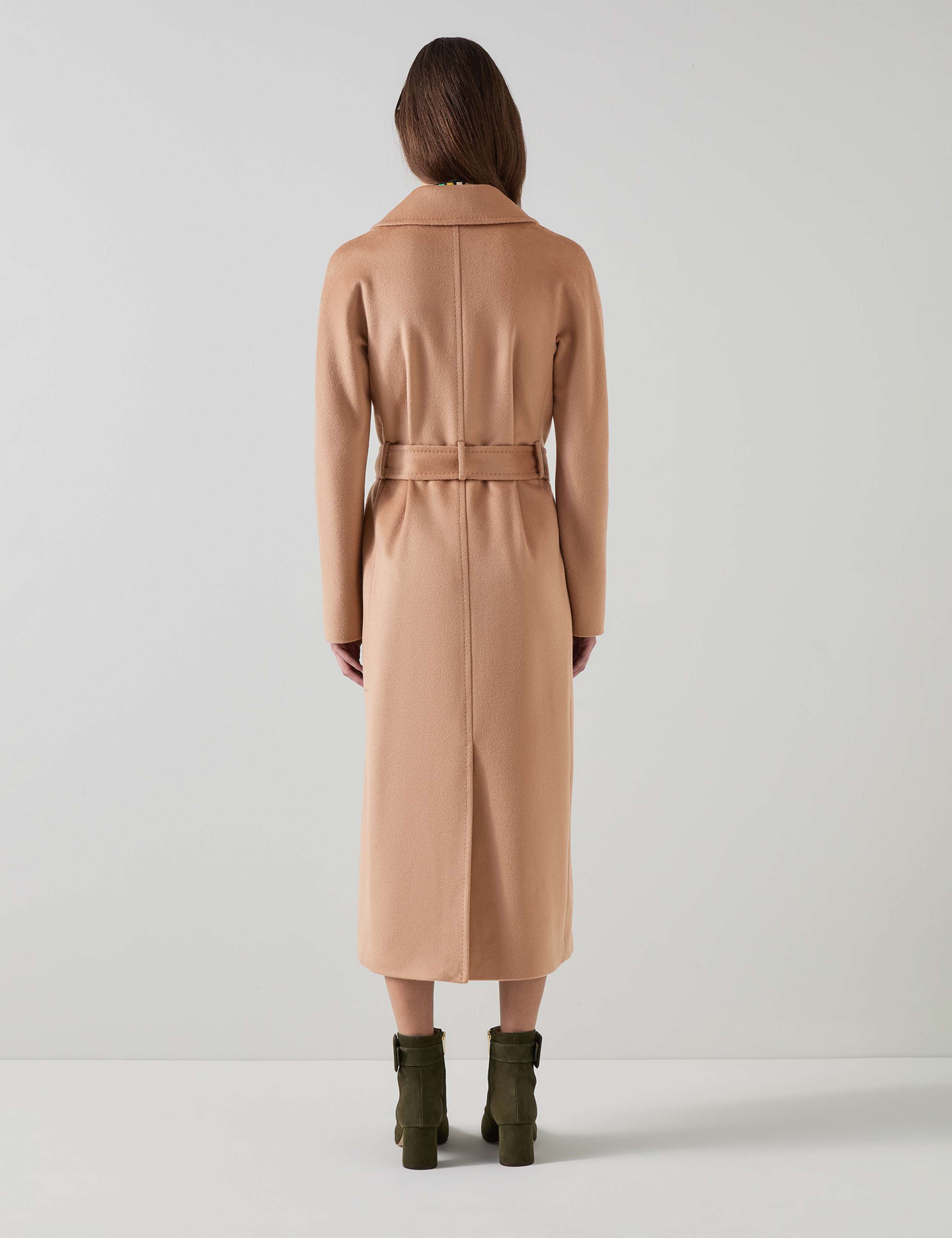 Pure Wool Belted Longline Coat 3 of 4