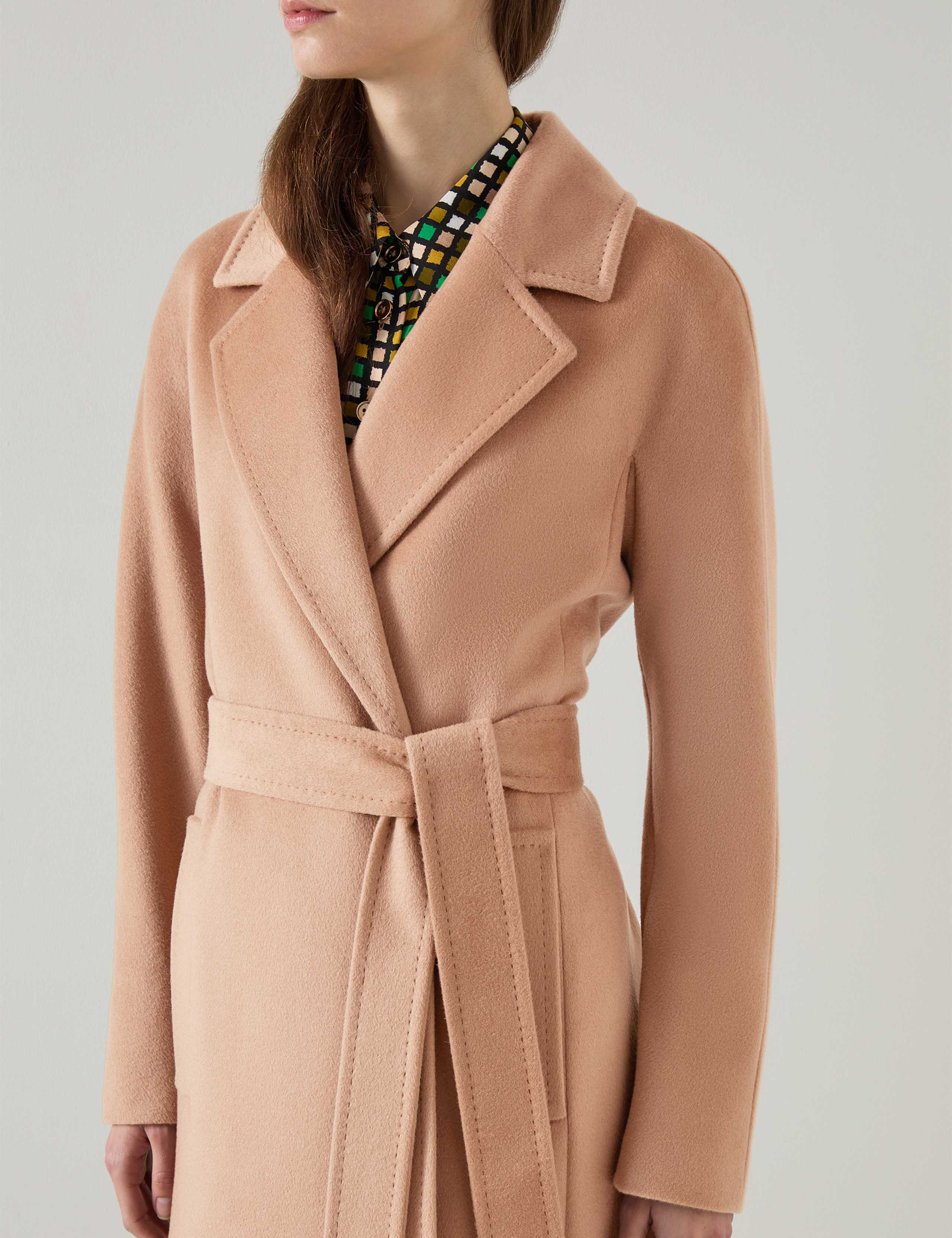 Pure Wool Belted Longline Coat 4 of 4