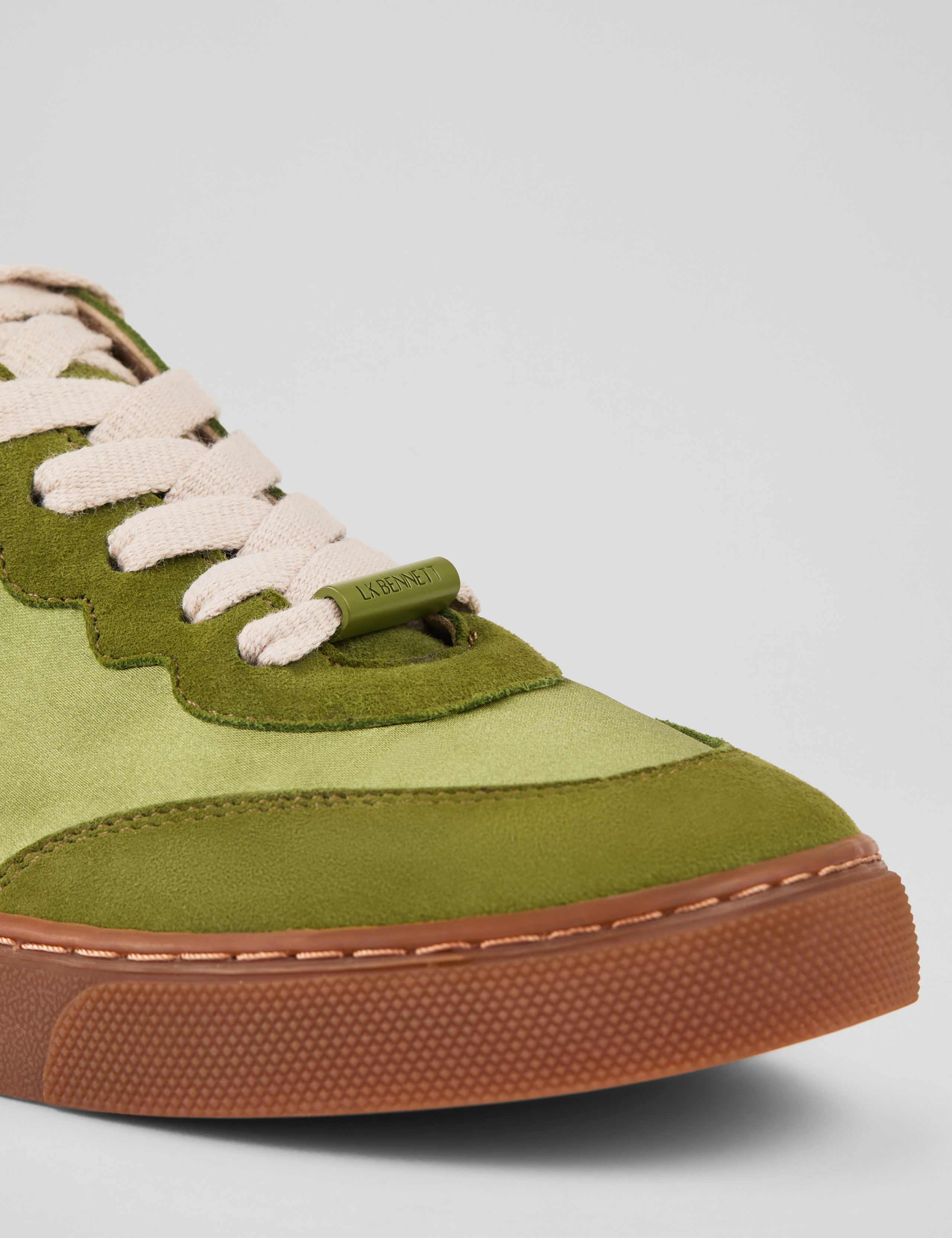 Suede Colour Block Trainers 4 of 4