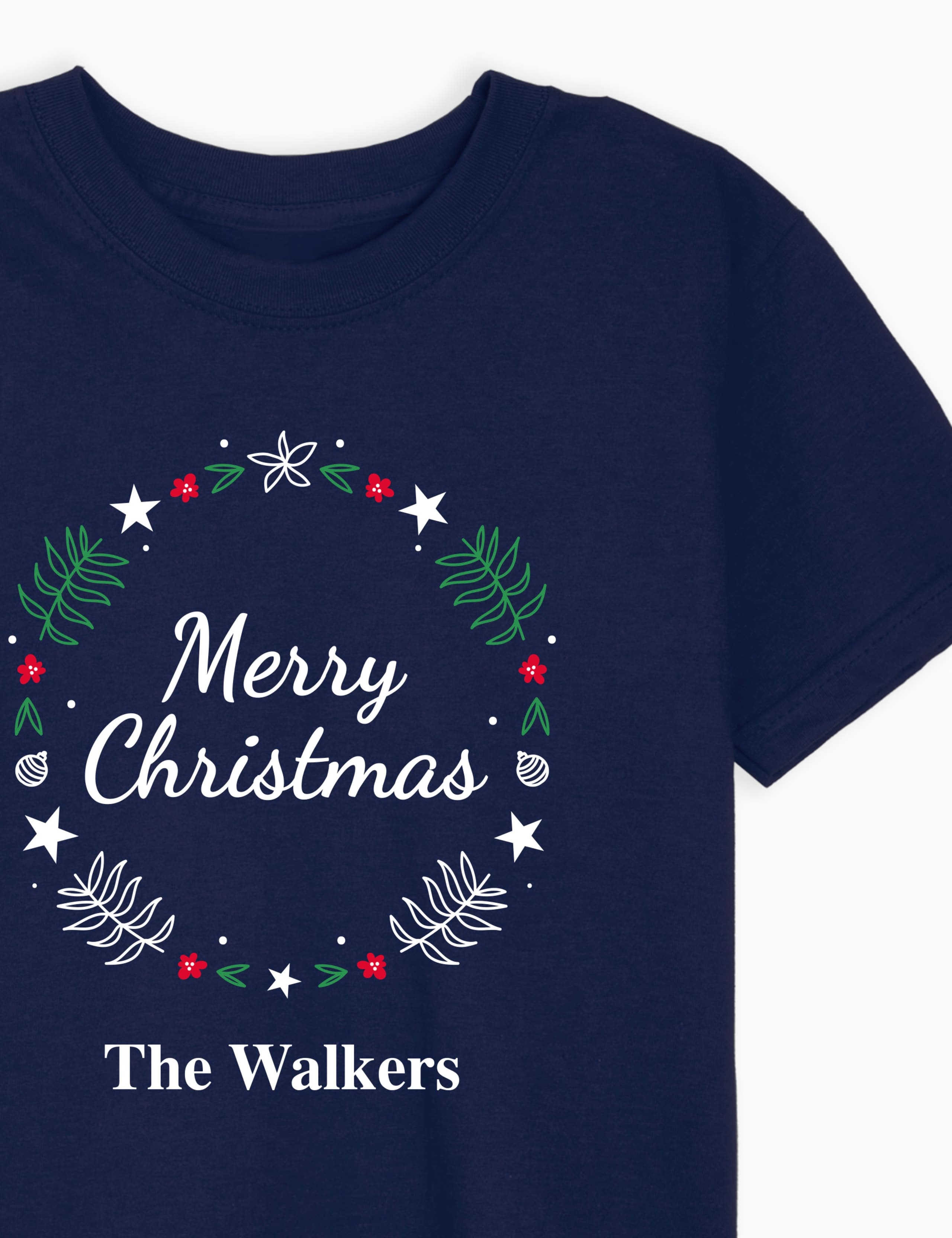 Personalised Baby Wreath Family Pyjamas 2 of 3