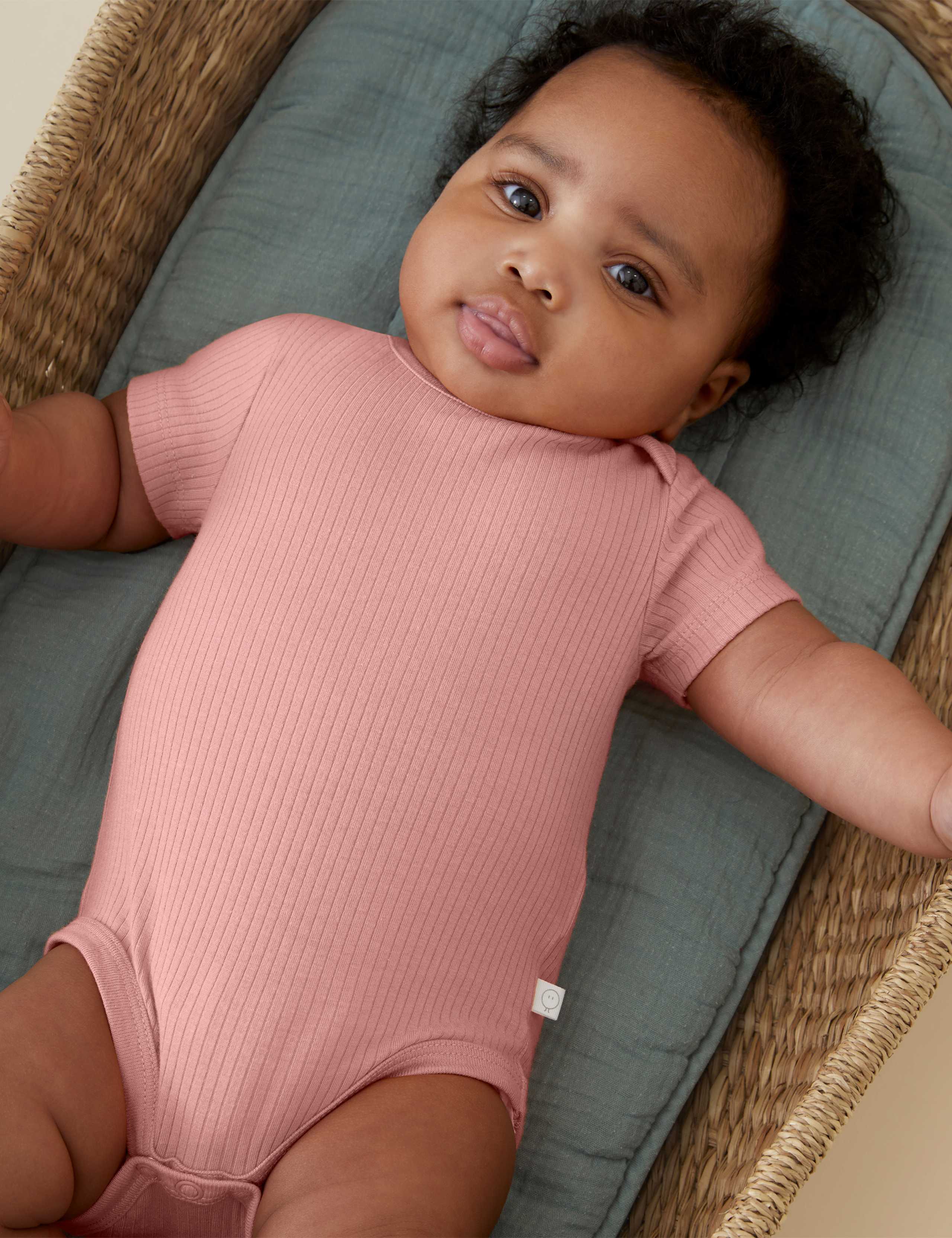 Ribbed Bodysuit (0-24 Mths) 1 of 2