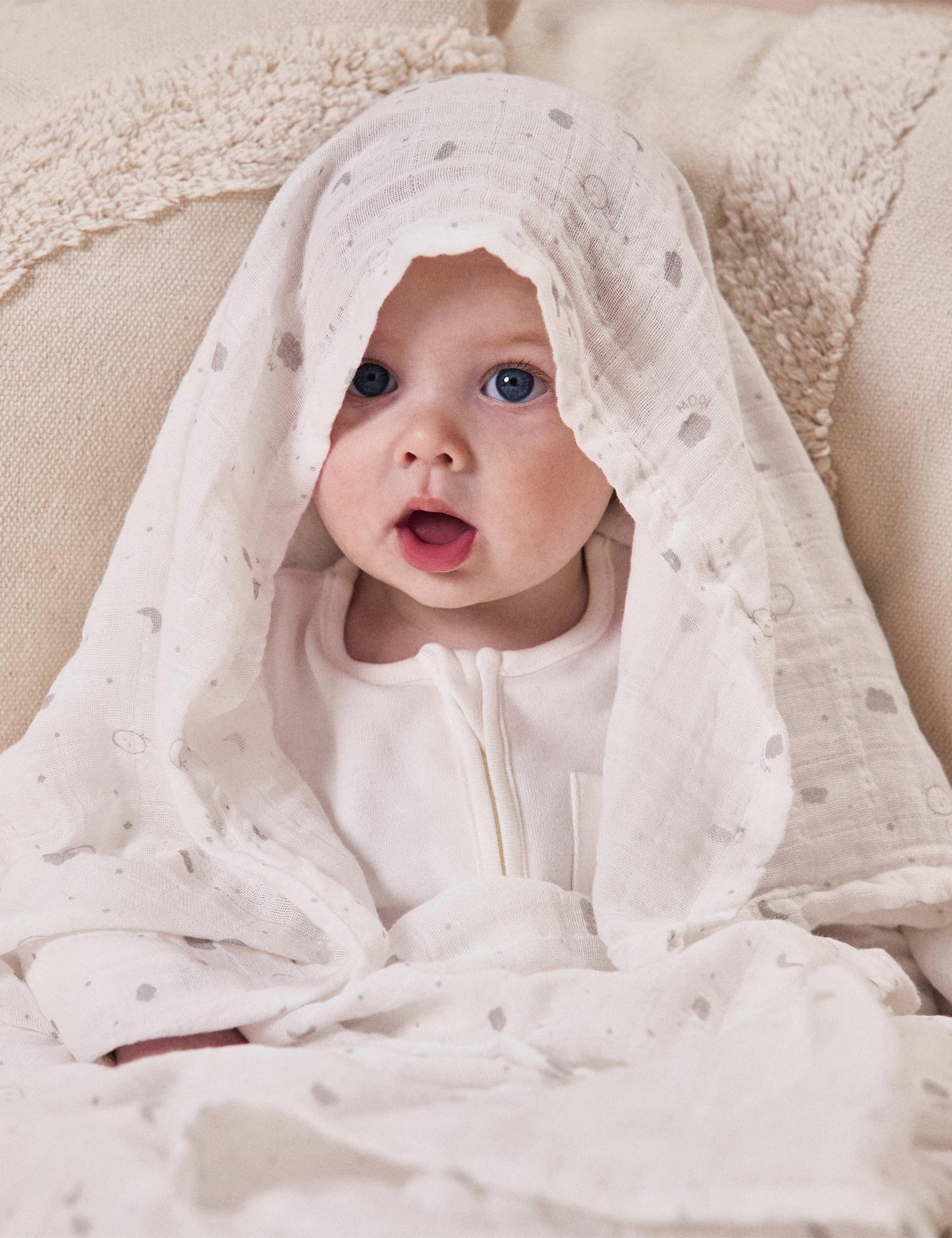 3 Pack Pure Cotton Pink Muslin Squares 2 of 3