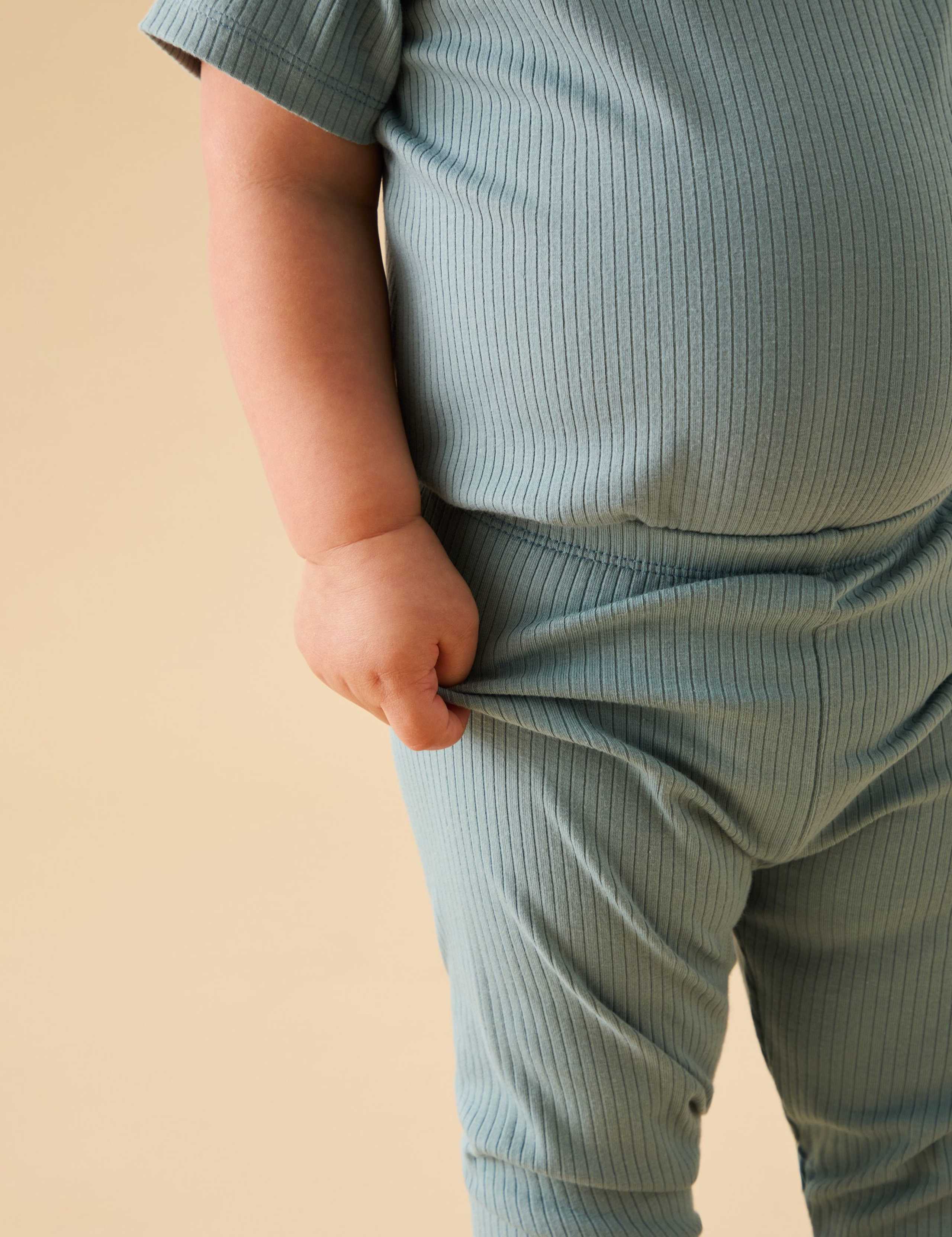 Comfy Ribbed Joggers (0-6 Yrs) 4 of 4